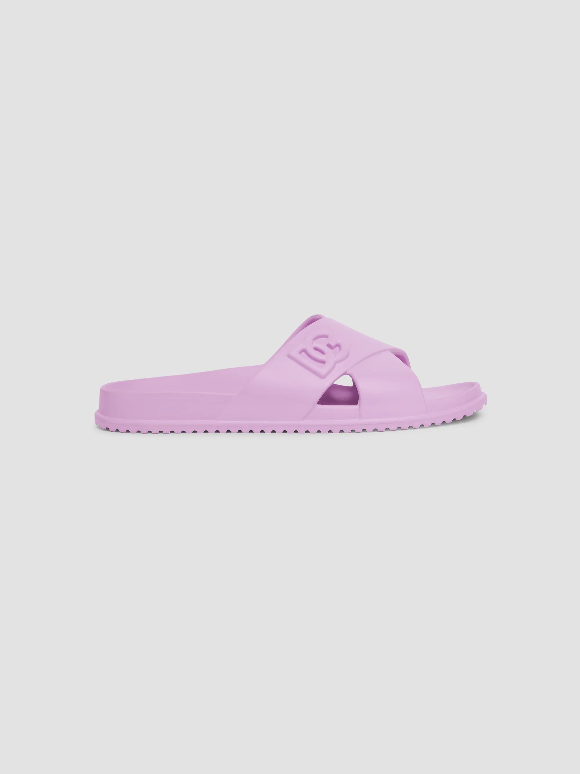 Dolce & Gabbana Women's Logo EVA Slides - Orchid - Size 7