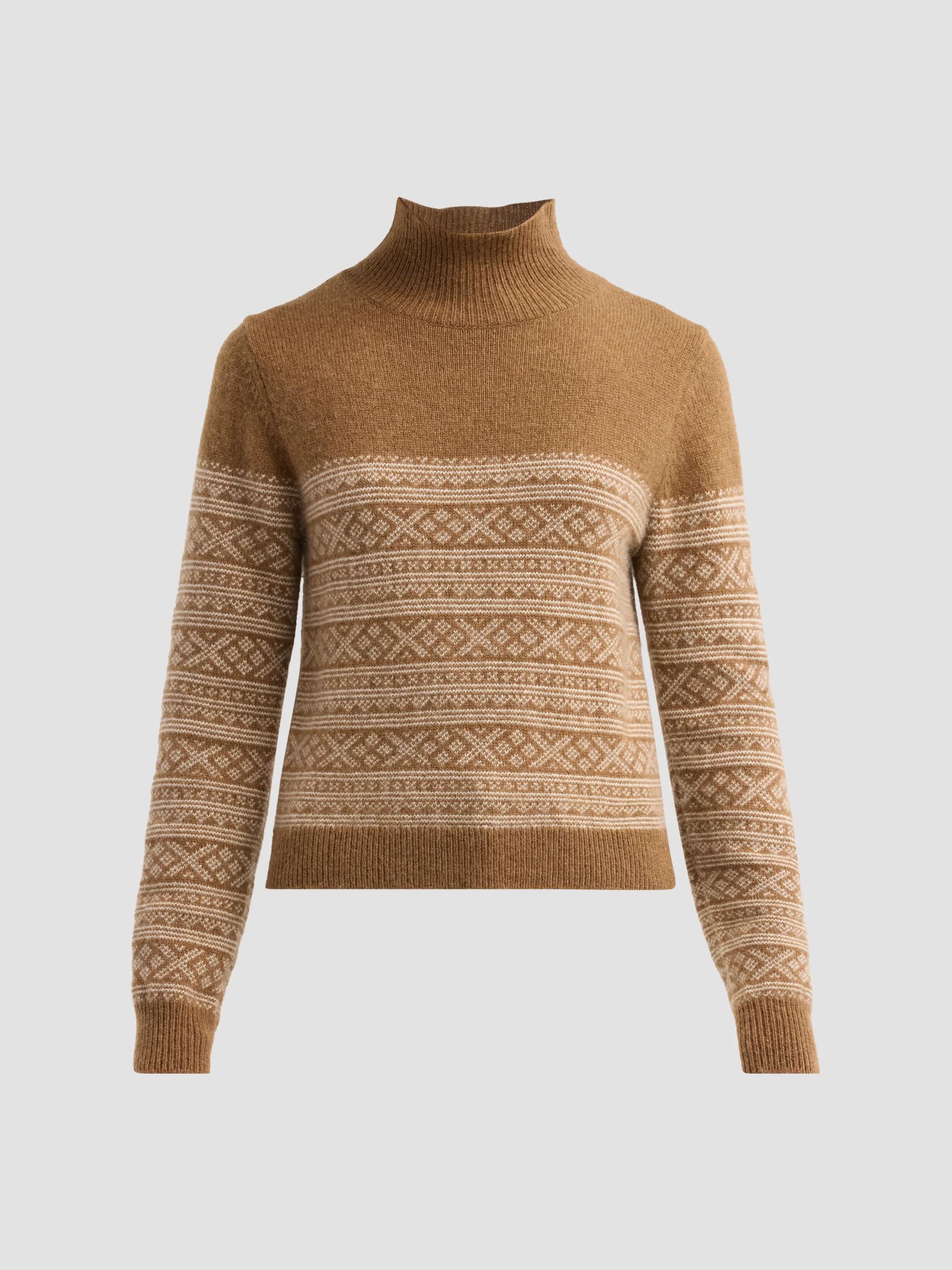 Women's Fellini Fair-Isle Cashmere-Alpaca Sweater
