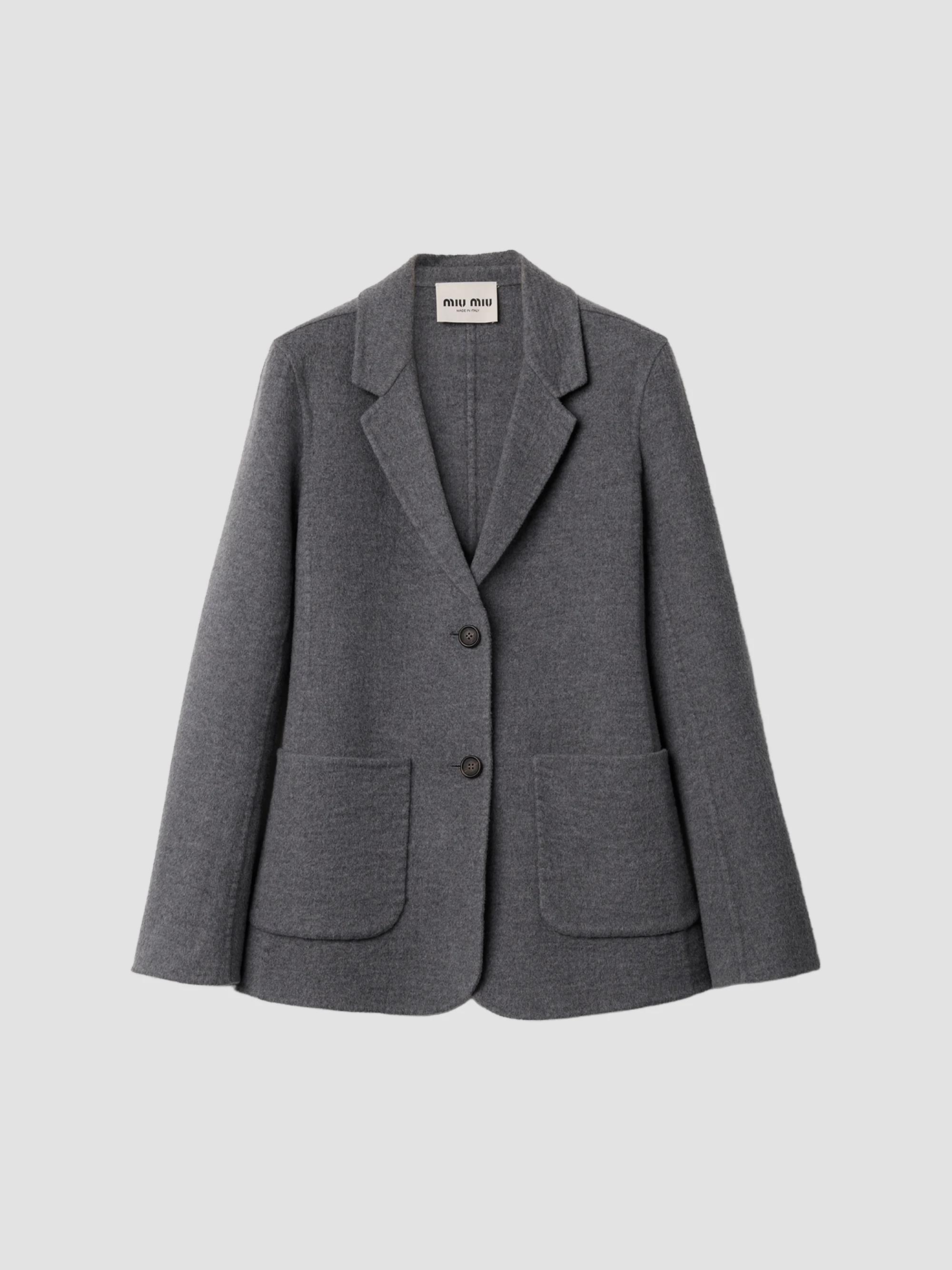 Miu Miu Checked Blouson Jacket | Saks Fifth Avenue