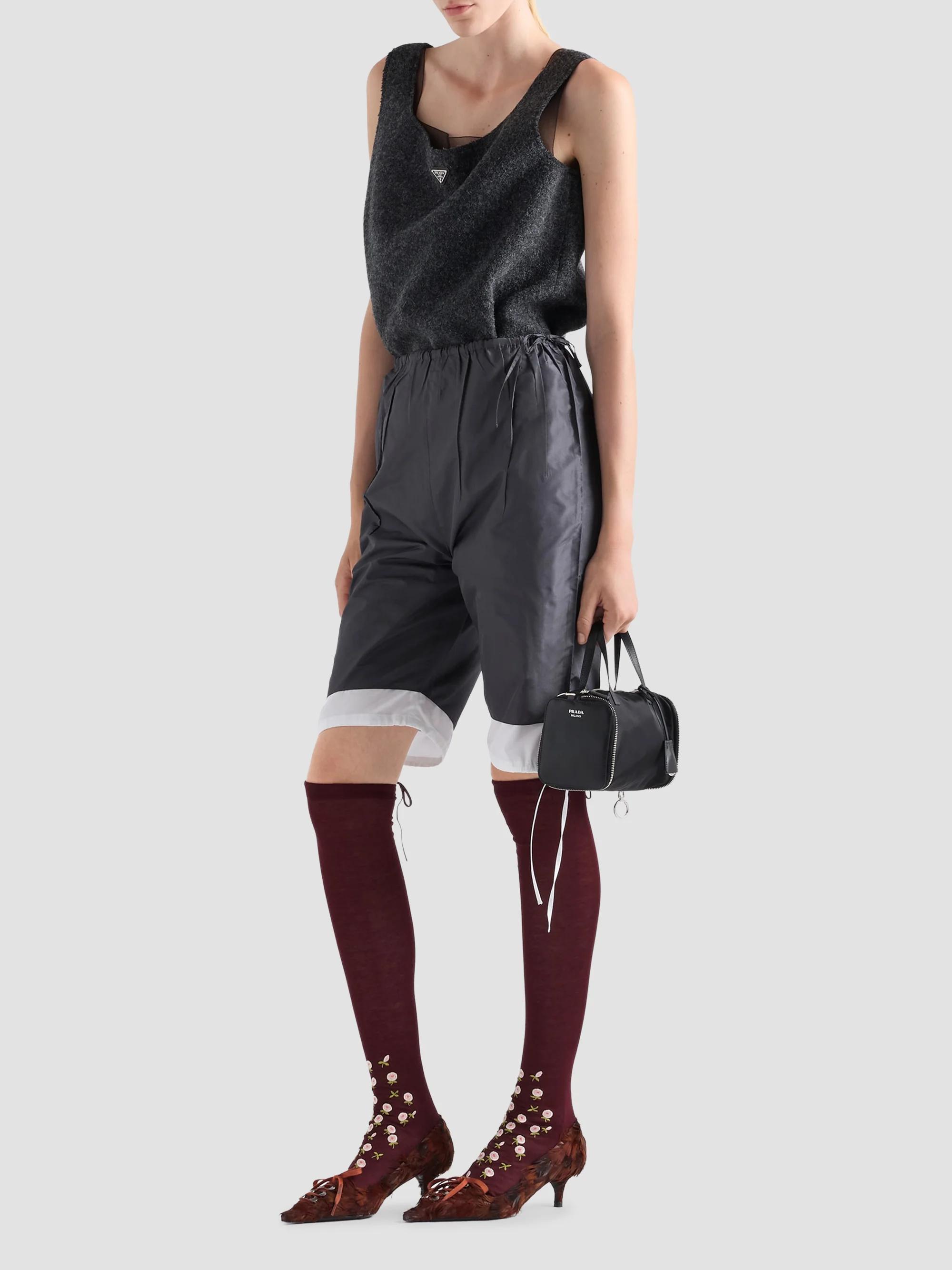 Prada Nylon and Leather Foldable Mini Duffel Bag | Saks Fifth Avenue