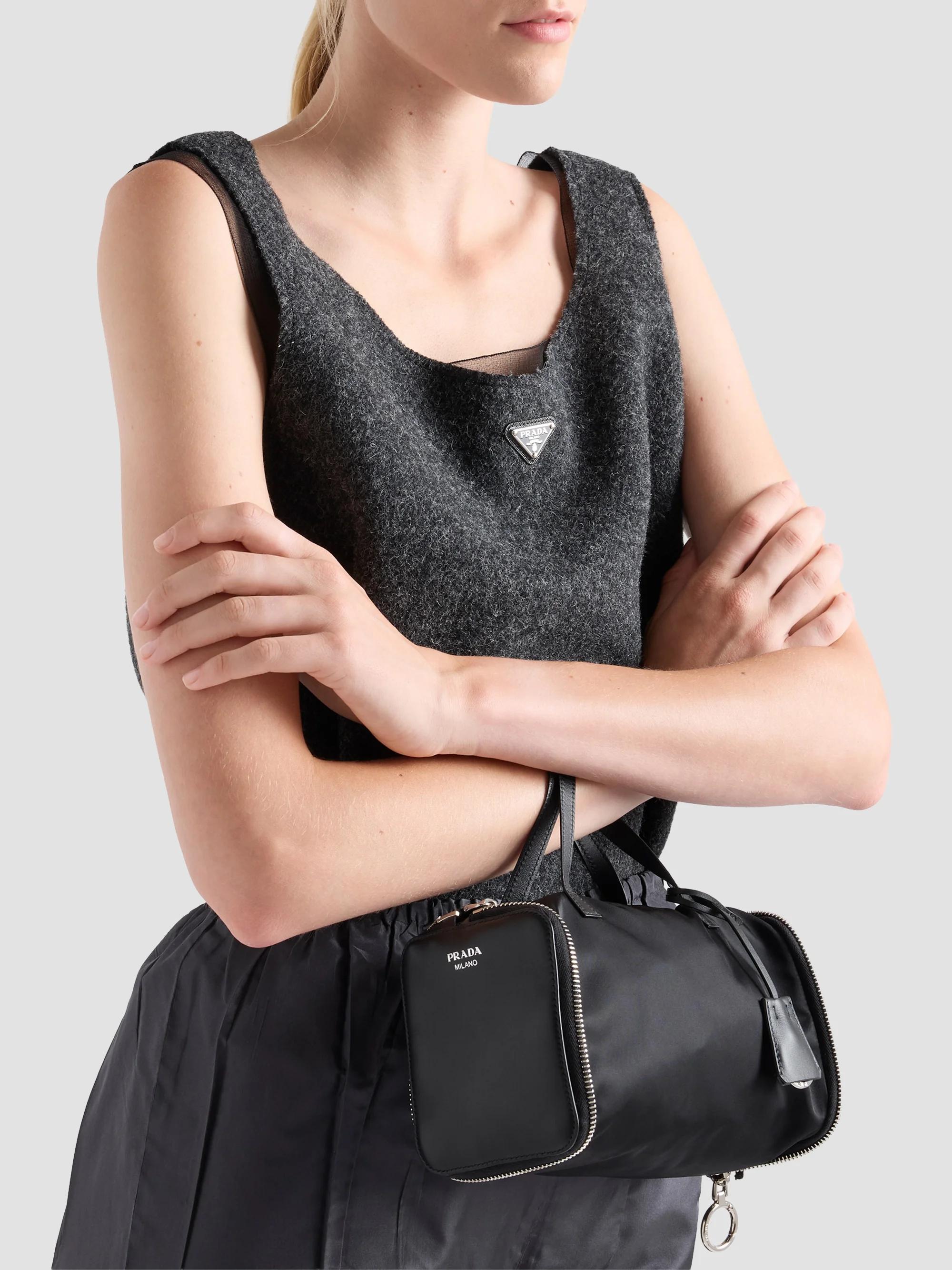 Prada Nylon and Leather Foldable Mini Duffel Bag | Saks Fifth Avenue