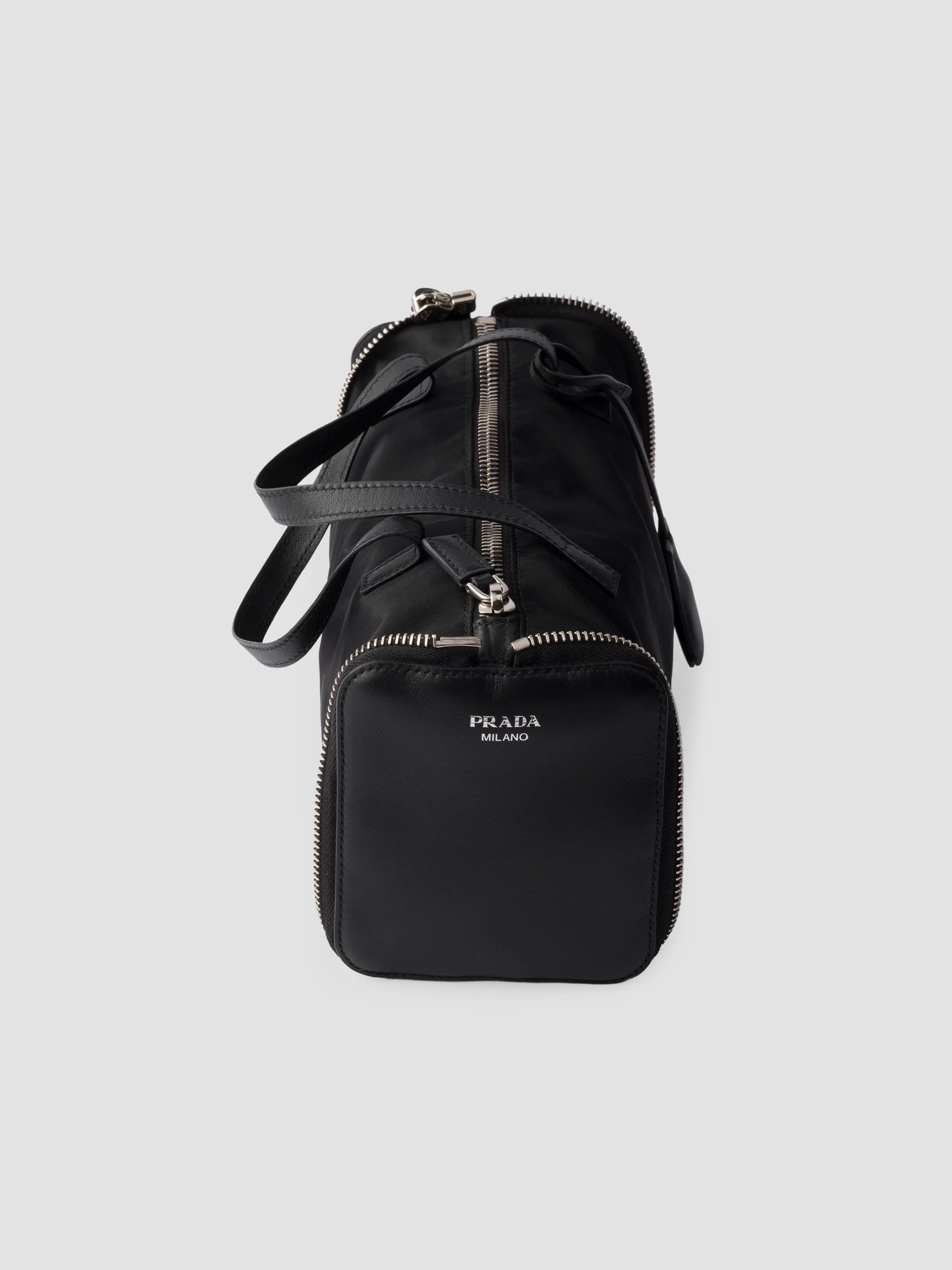 Prada Nylon and Leather Foldable Mini Duffel Bag | Saks Fifth Avenue