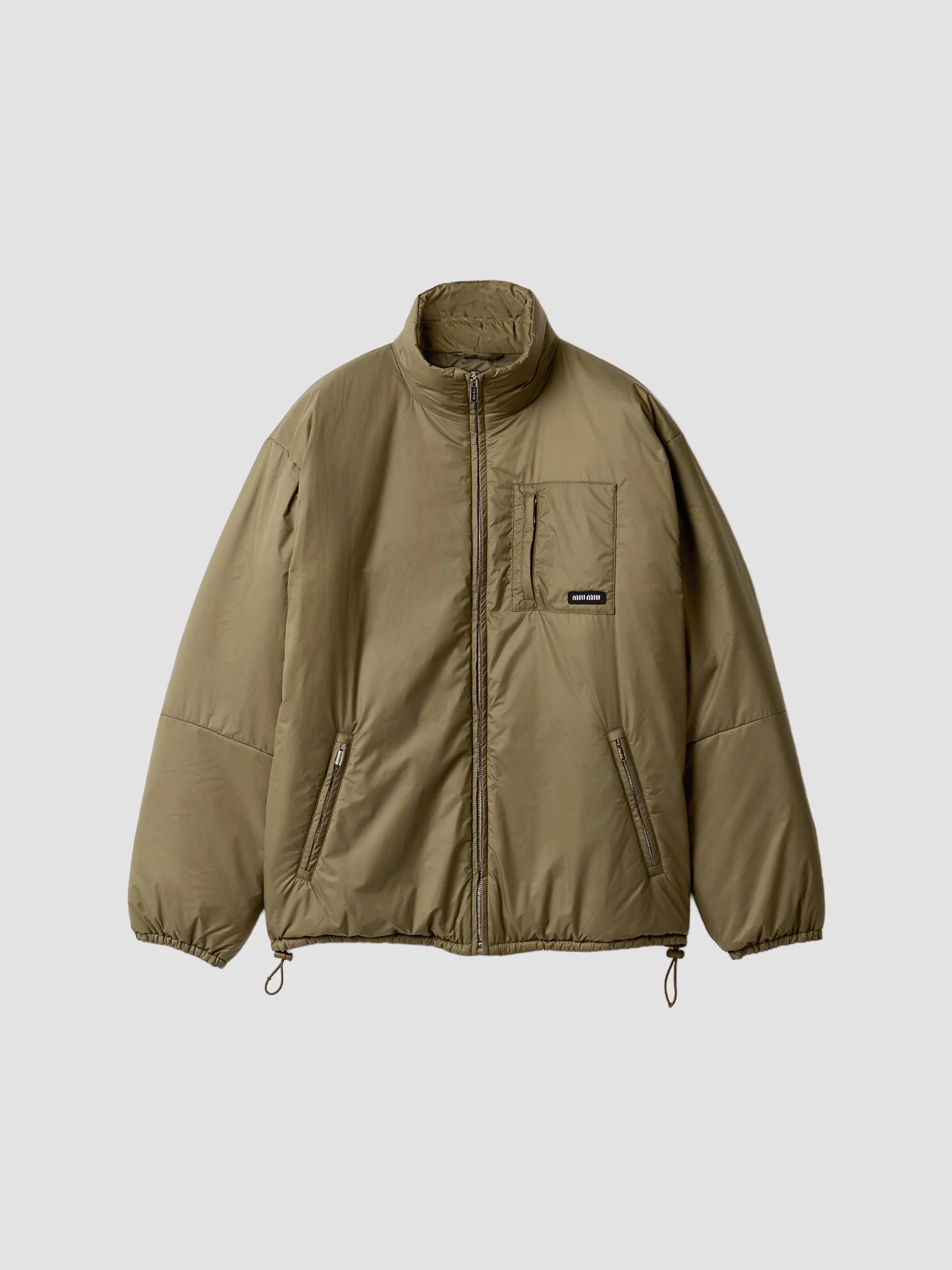 Miu Miu Medium Weight Technical Pongé Down Jacket | Saks Fifth Avenue
