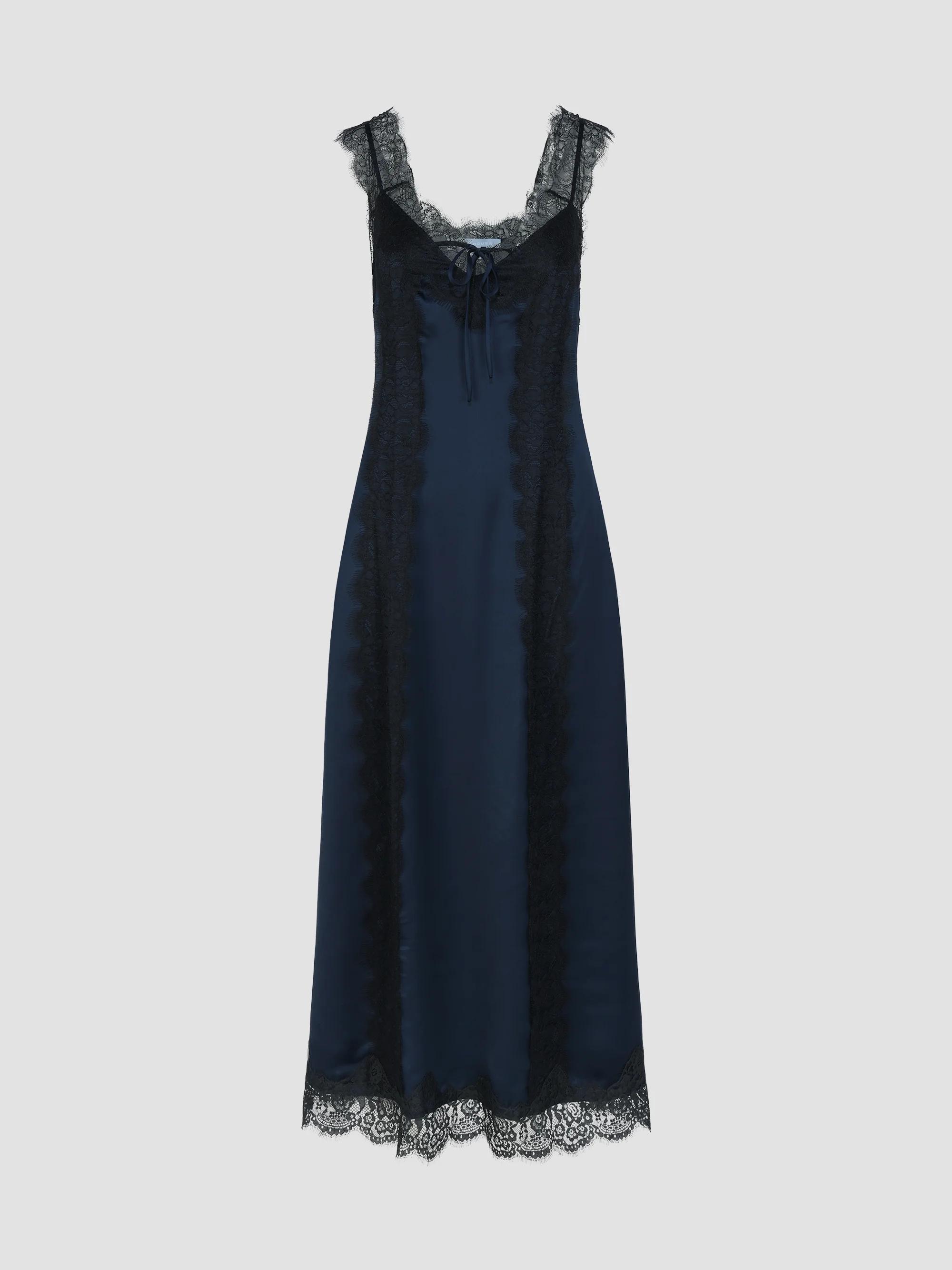 Hill House Home Women's The Winsome Dress - Midnight Navy - Size XXS