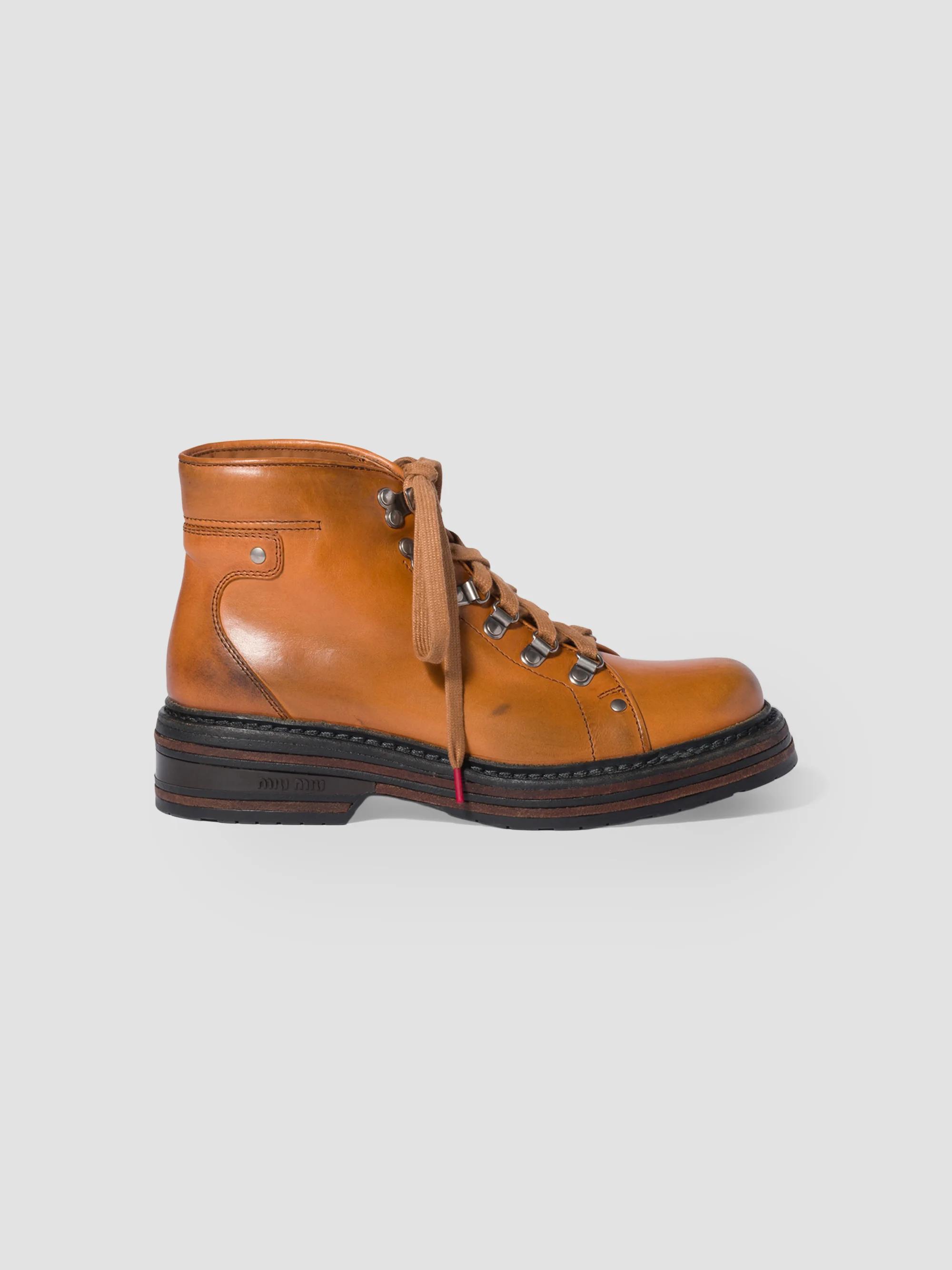 Miu Miu Ruches Nappa Leather Boots | Saks Fifth Avenue
