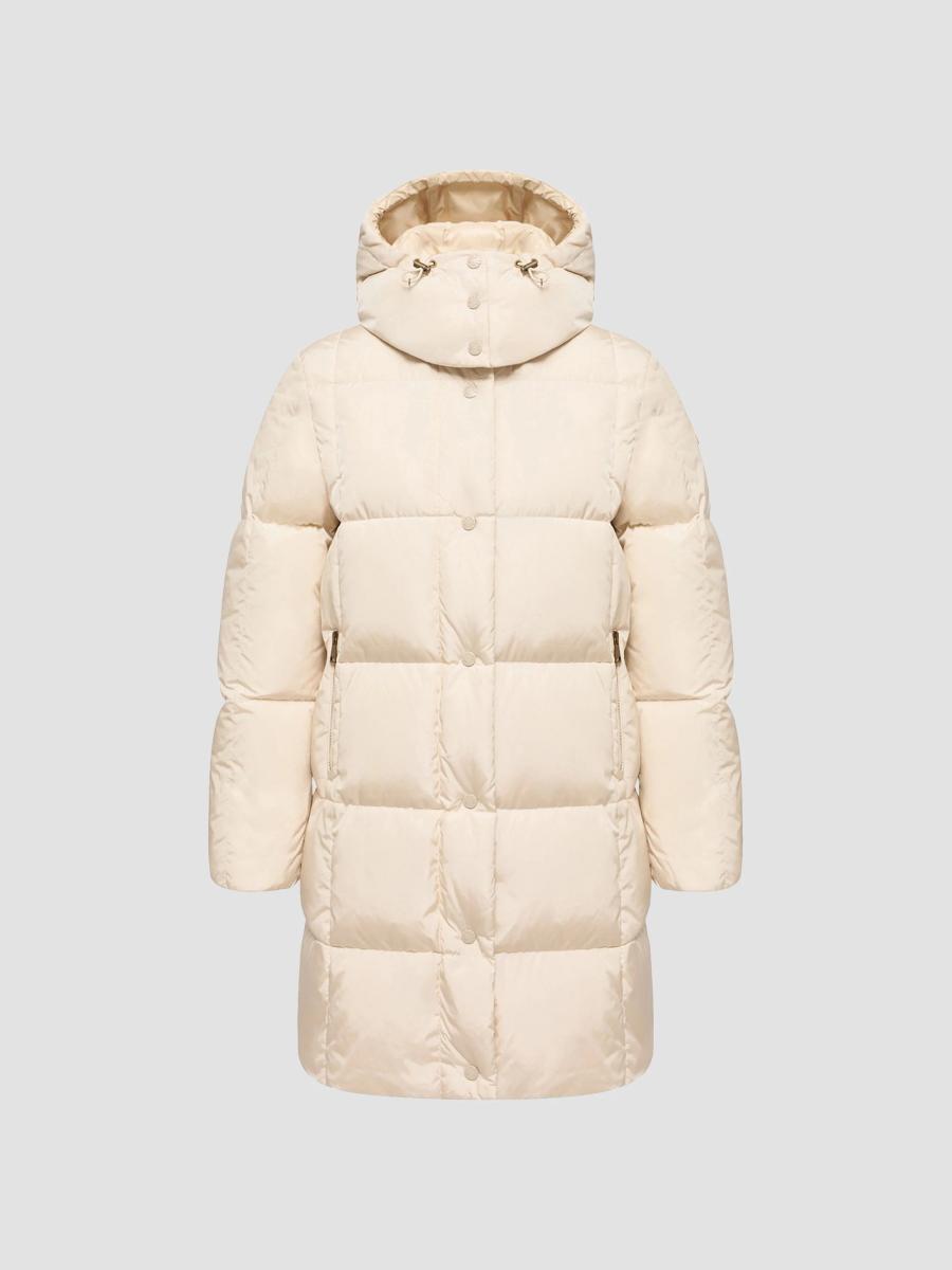 Moncler Women's Litte Puffer Coat In Ivory