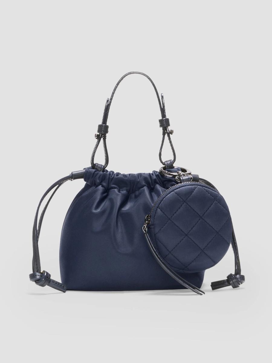 Mz Wallace Women's Waverly Bebe Quilted-coin Purse & Crossbody Bag In Navy