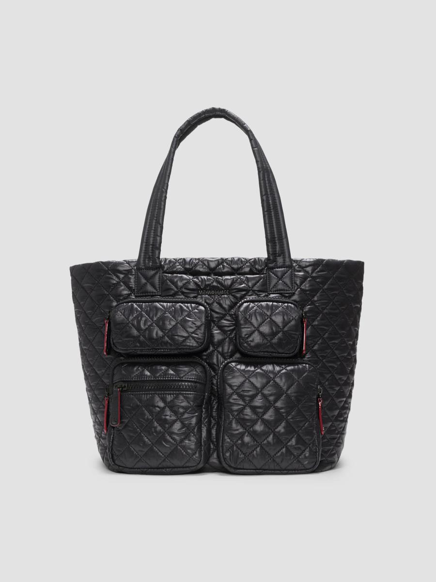 Mz Wallace Women's Medium Metro Travel Tote Bag In Black