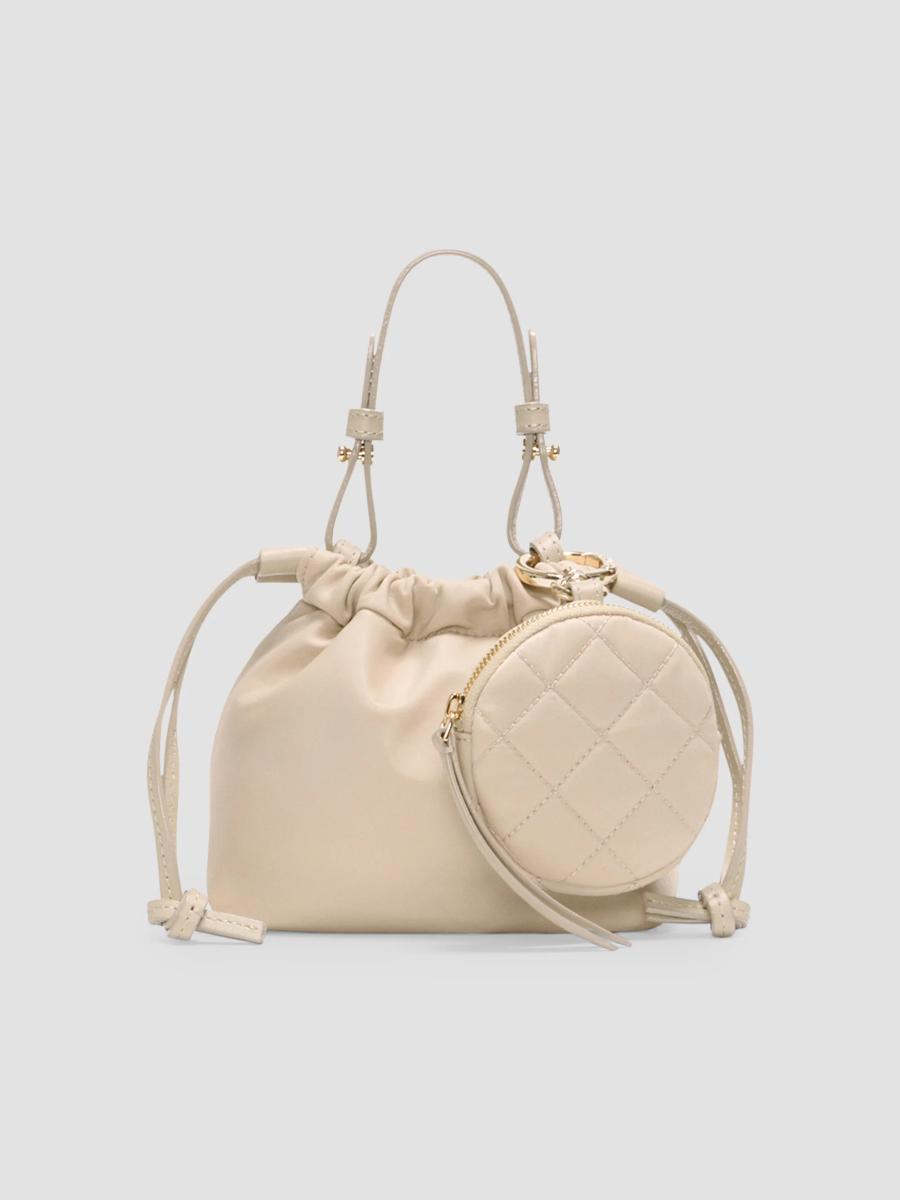 Mz Wallace Women's Waverly Bebe Drawstring Bag In Sand