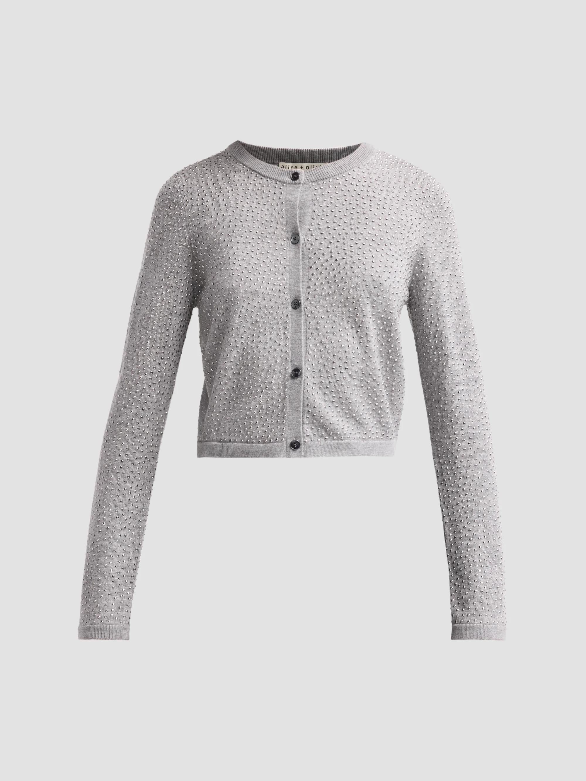 ALICE + OLIVIA Porla Collared Sweater | Saks Fifth Avenue