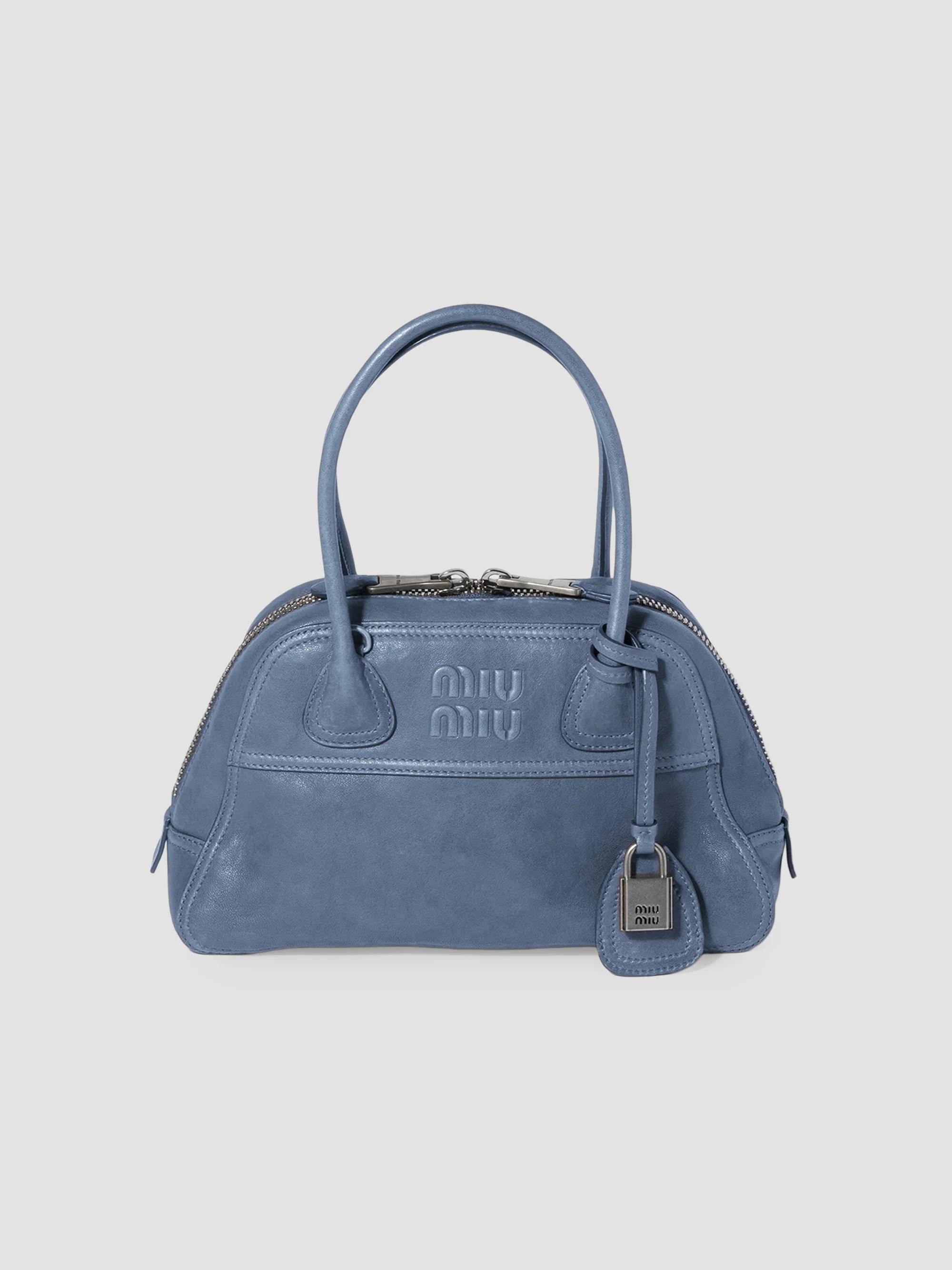 Miu Miu Beau Denim Top Handle Bag | Saks Fifth Avenue