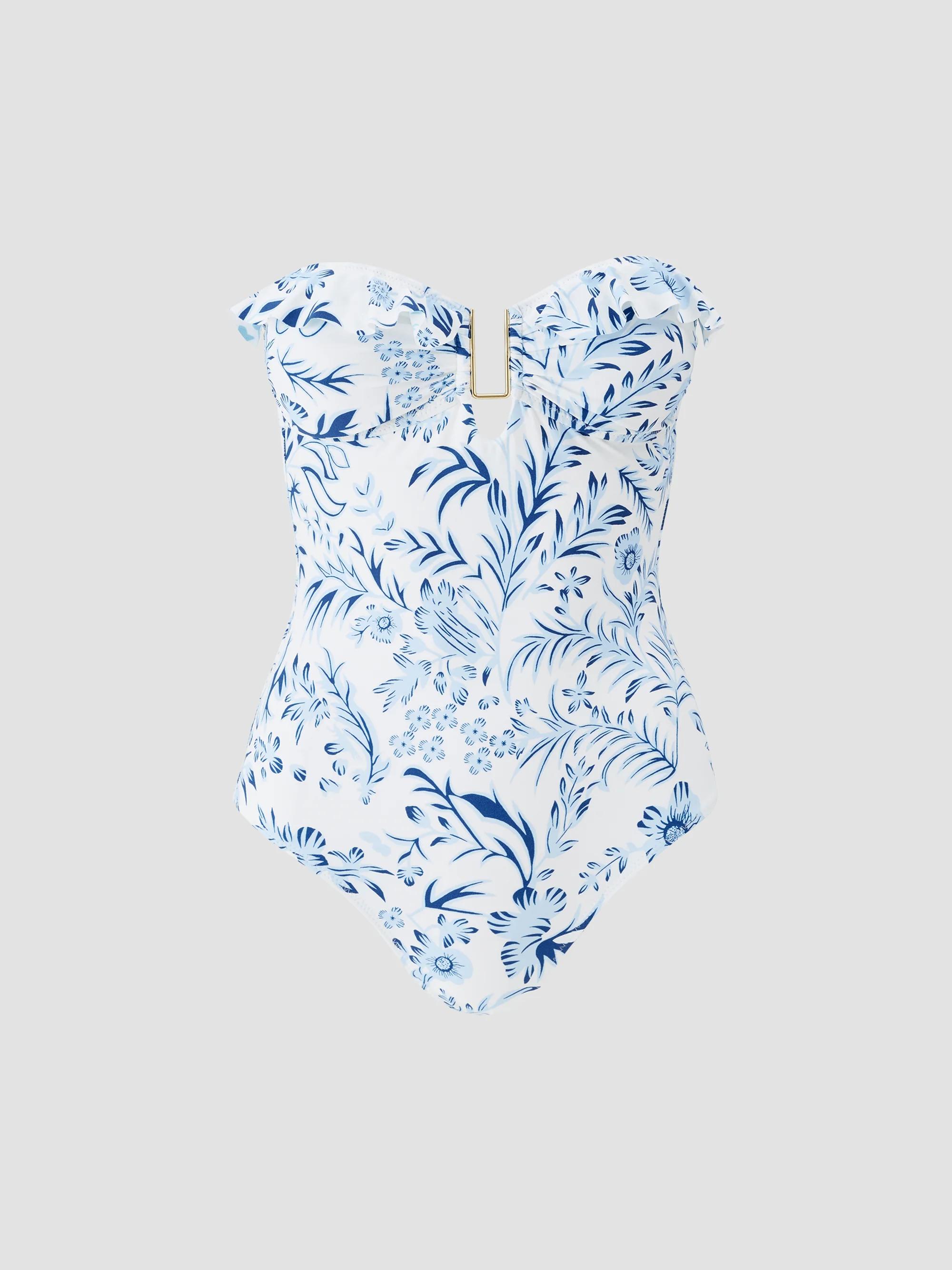 Melissa Odabash Corfu Bandeau One-Piece Swimsuit | Saks Fifth Avenue