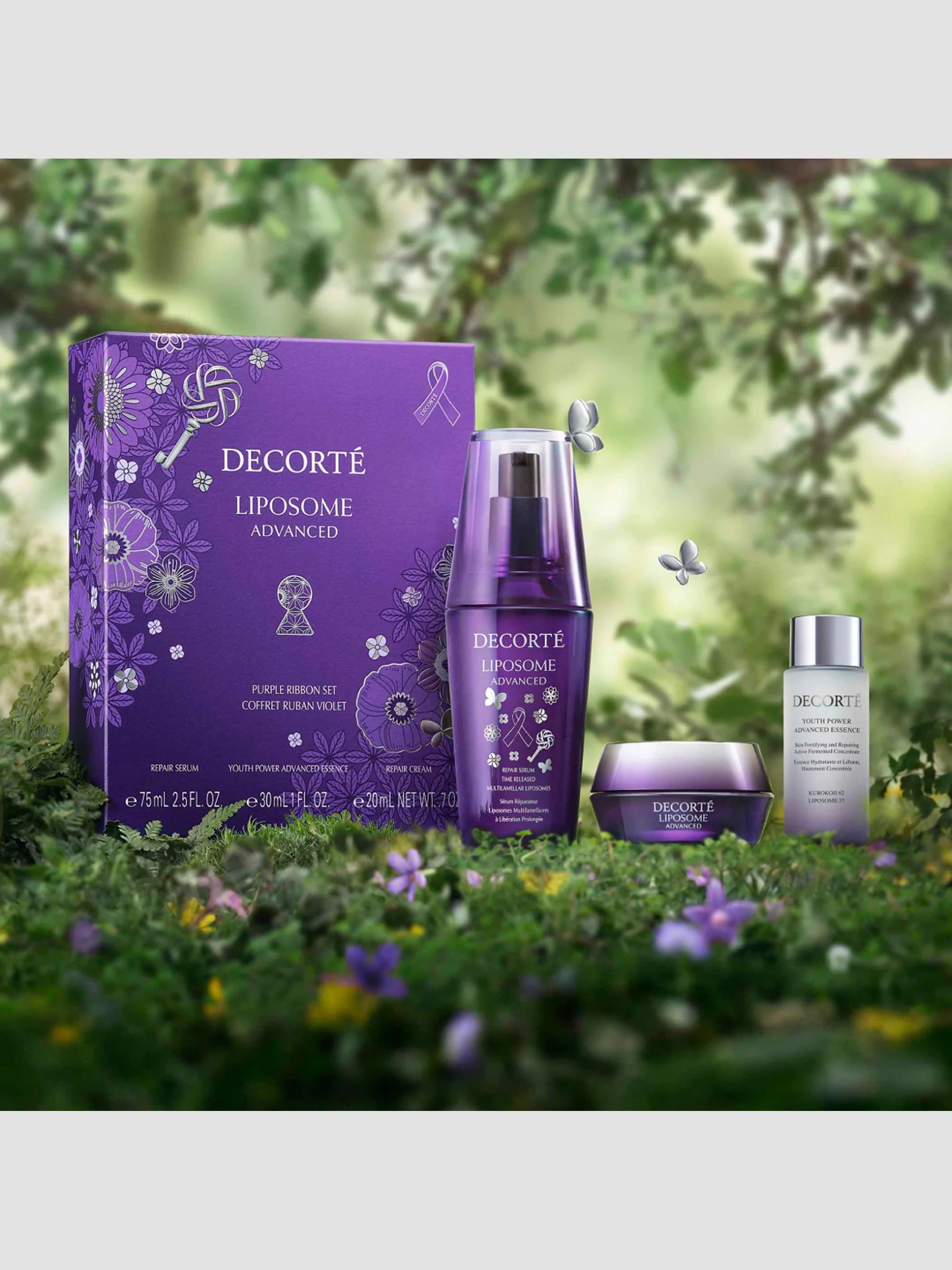 DECORTÉ ​​3-Piece Liposome Advanced Repair Serum Purple Ribbon Set