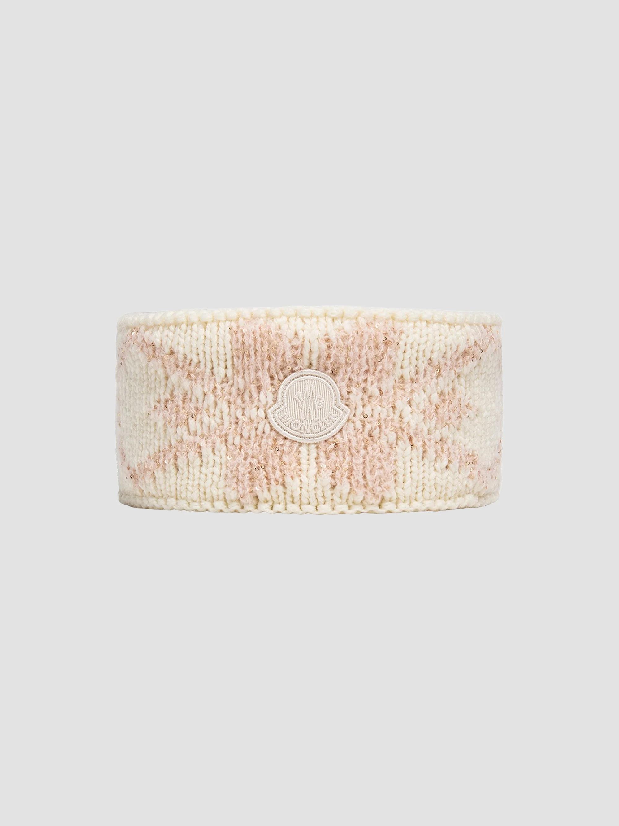 Moncler Women's Headband in Wool - White