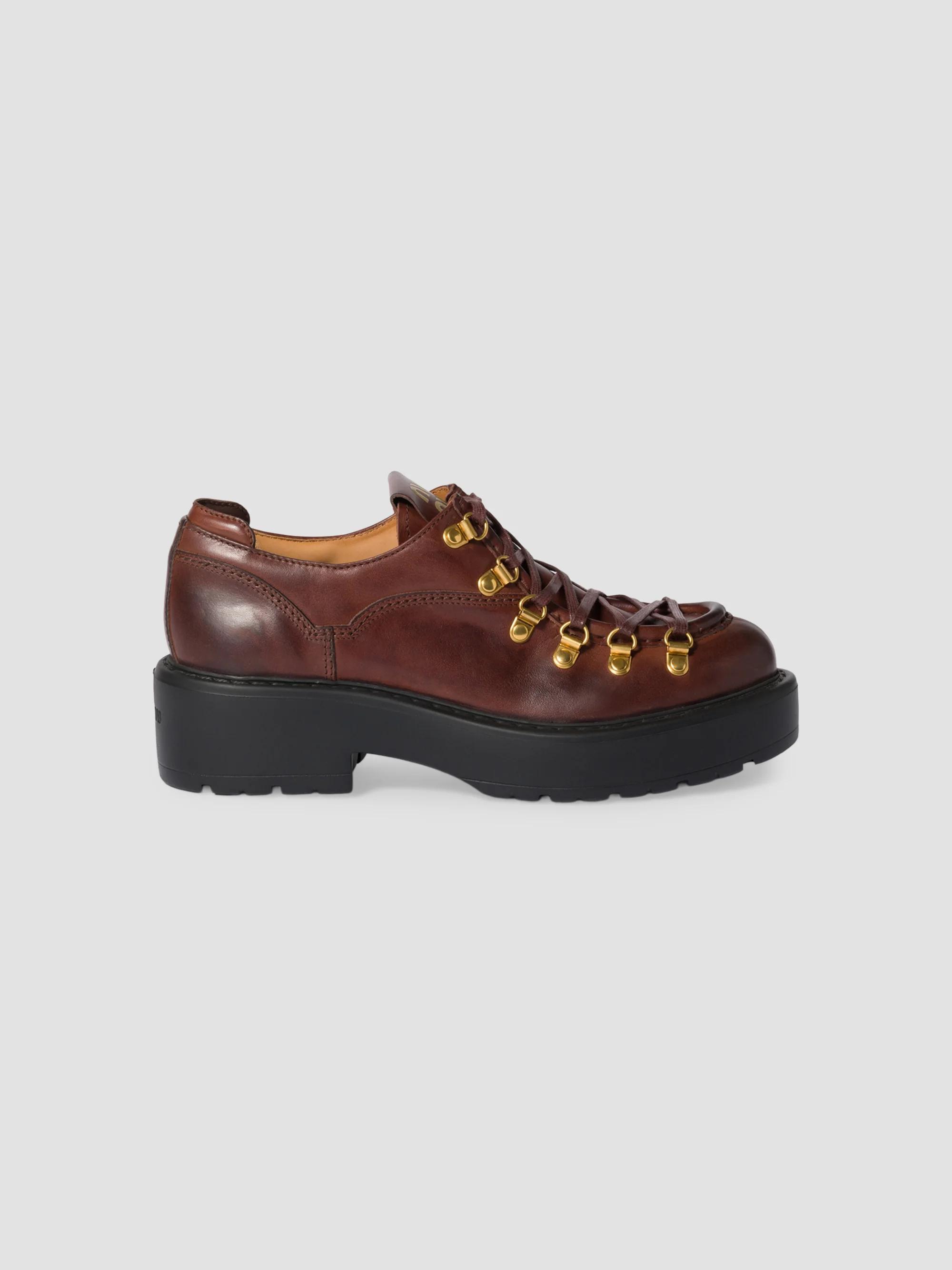 Miu Miu Laced Fume Leather Loafers | Saks Fifth Avenue
