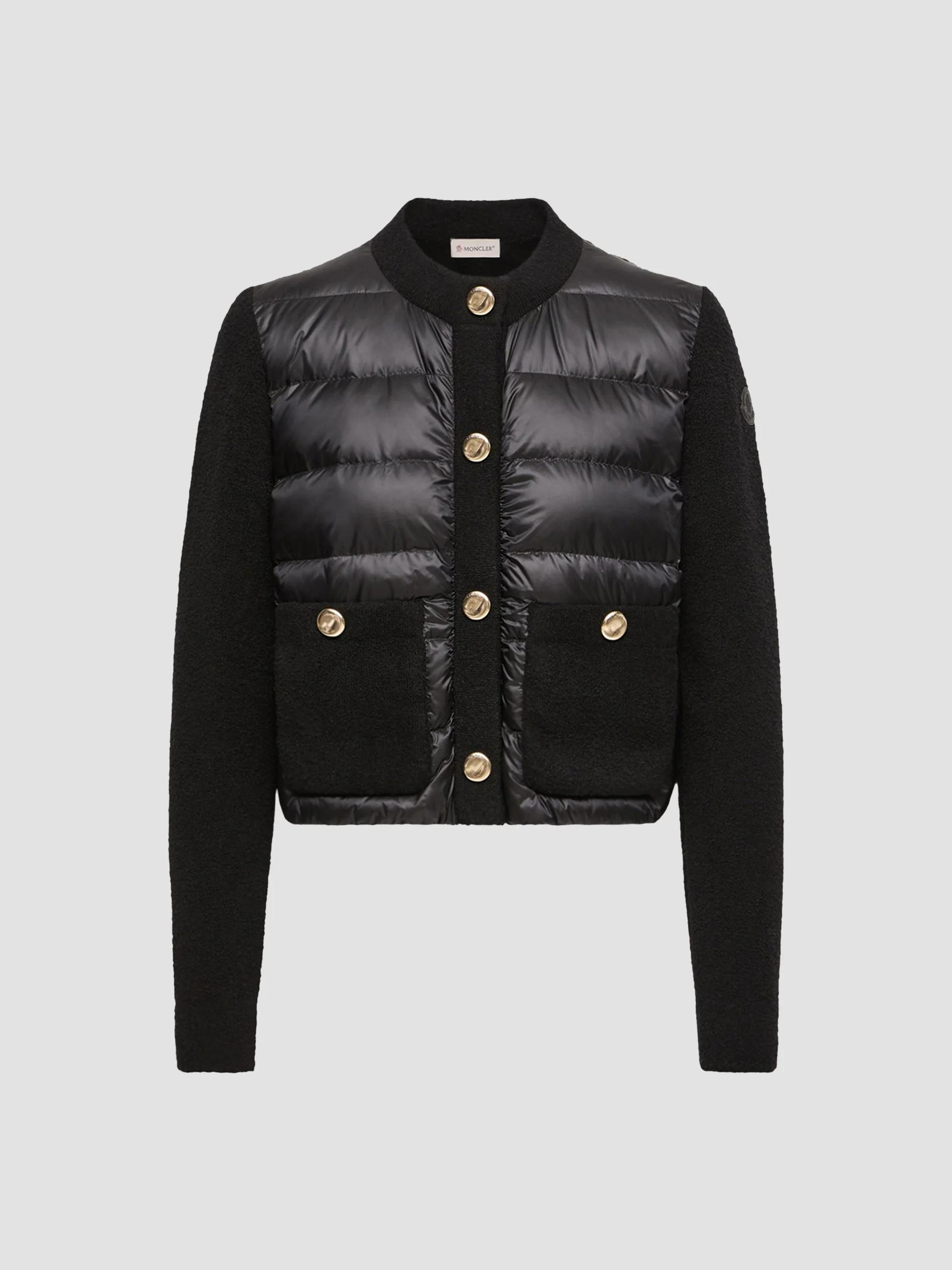 Burberry Quilted Nylon & Wool Knit Jacket | Saks Fifth Avenue