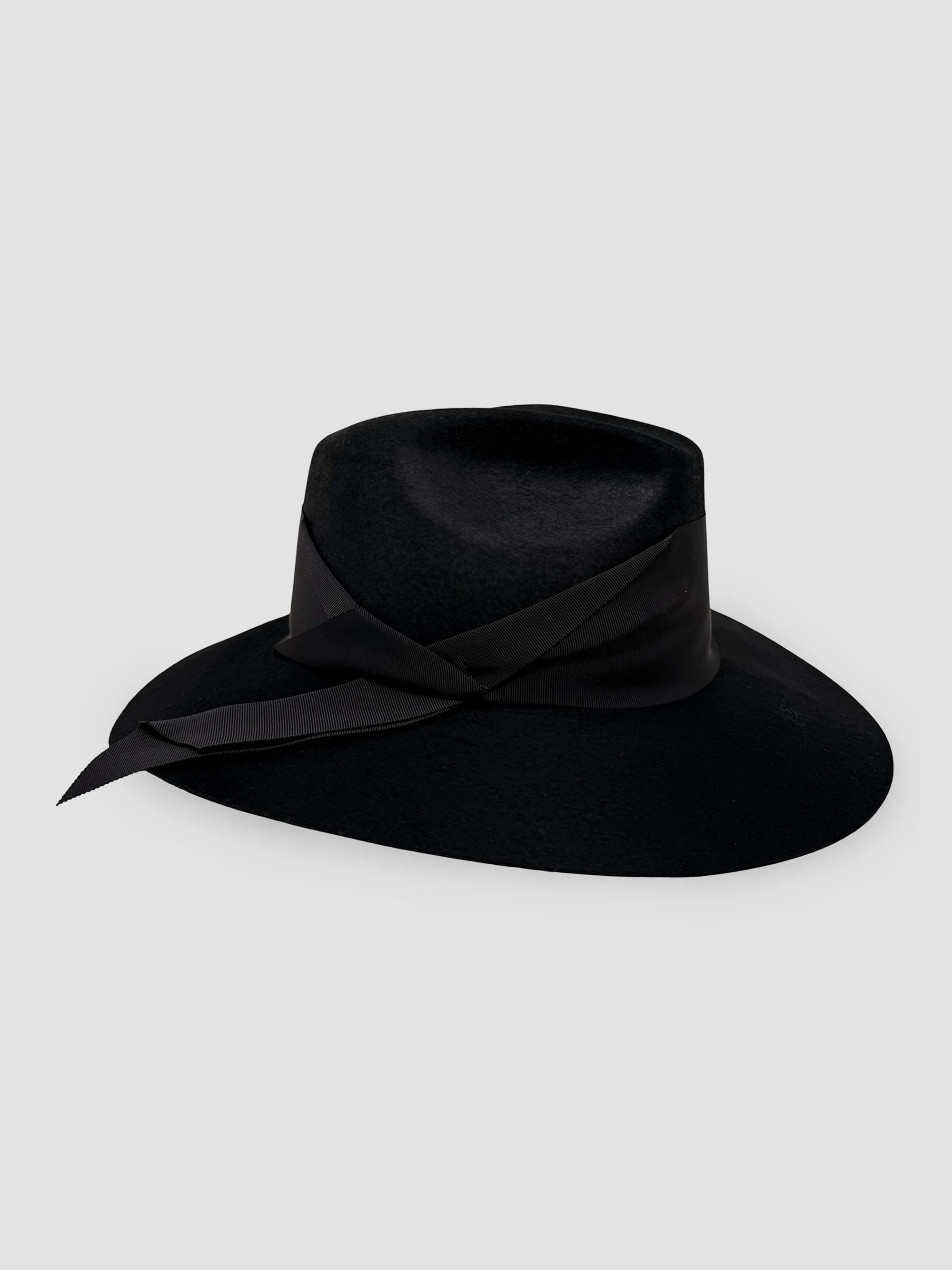 Freya Women's Gardenia Wool Hat - Onyx - Size Medium