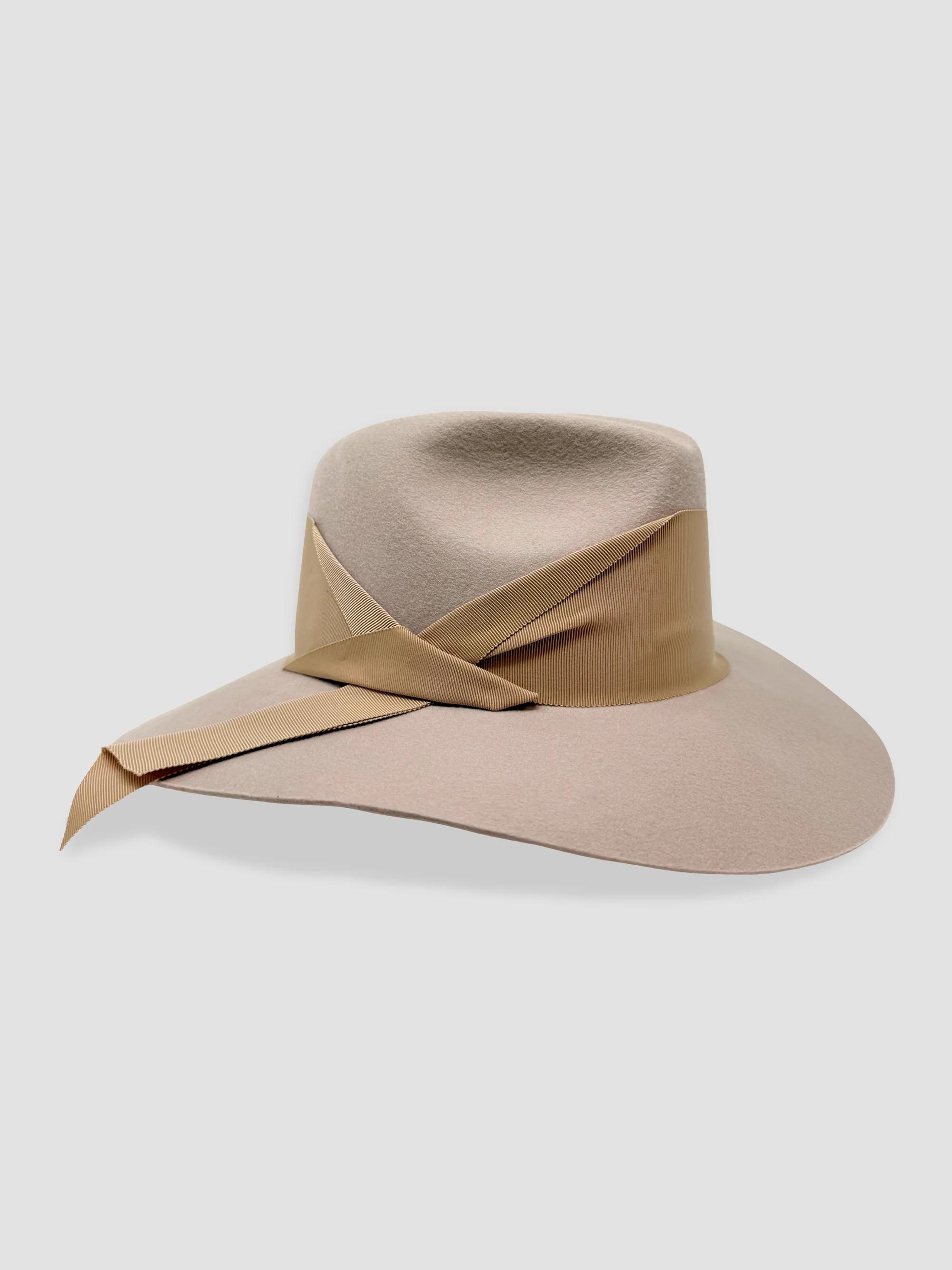 Freya Women's Gardenia Wool Hat - Sand - Size Small