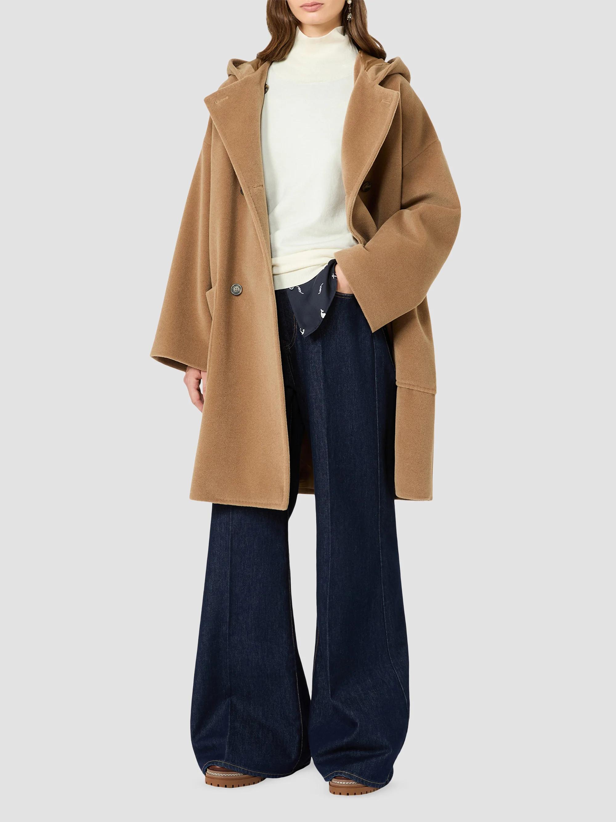Weekend Max Mara Wool and Alpaca Beaver Cloth Coat | Saks Fifth Avenue