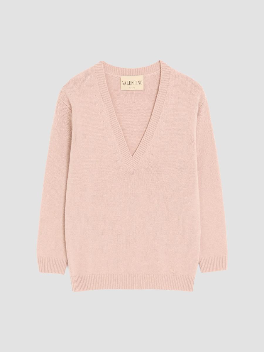 Valentino Women's Cashmere Sweater In Poudre
