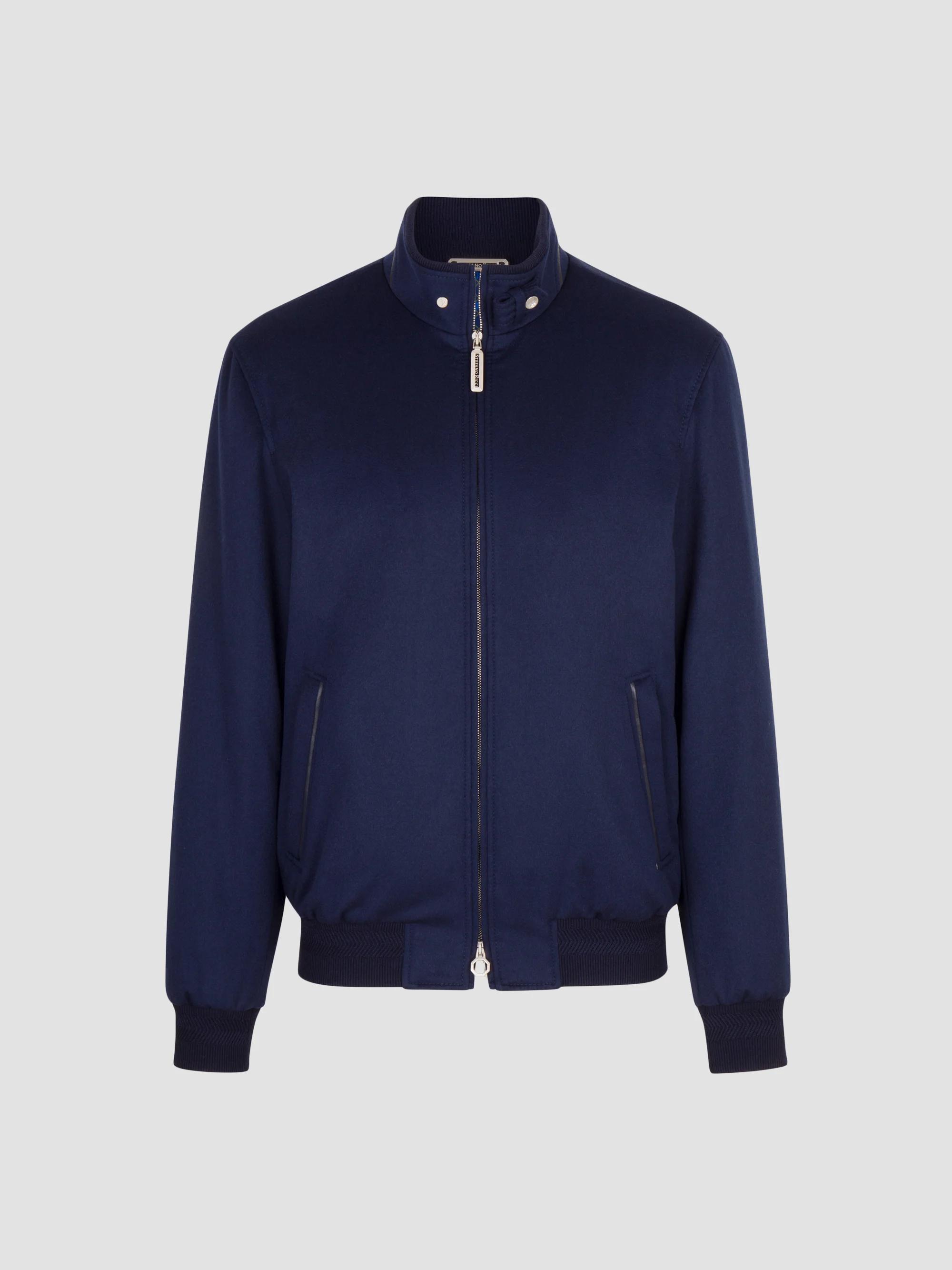 Giorgio Armani Suede Knit Full-Zip Jacket | Saks Fifth Avenue
