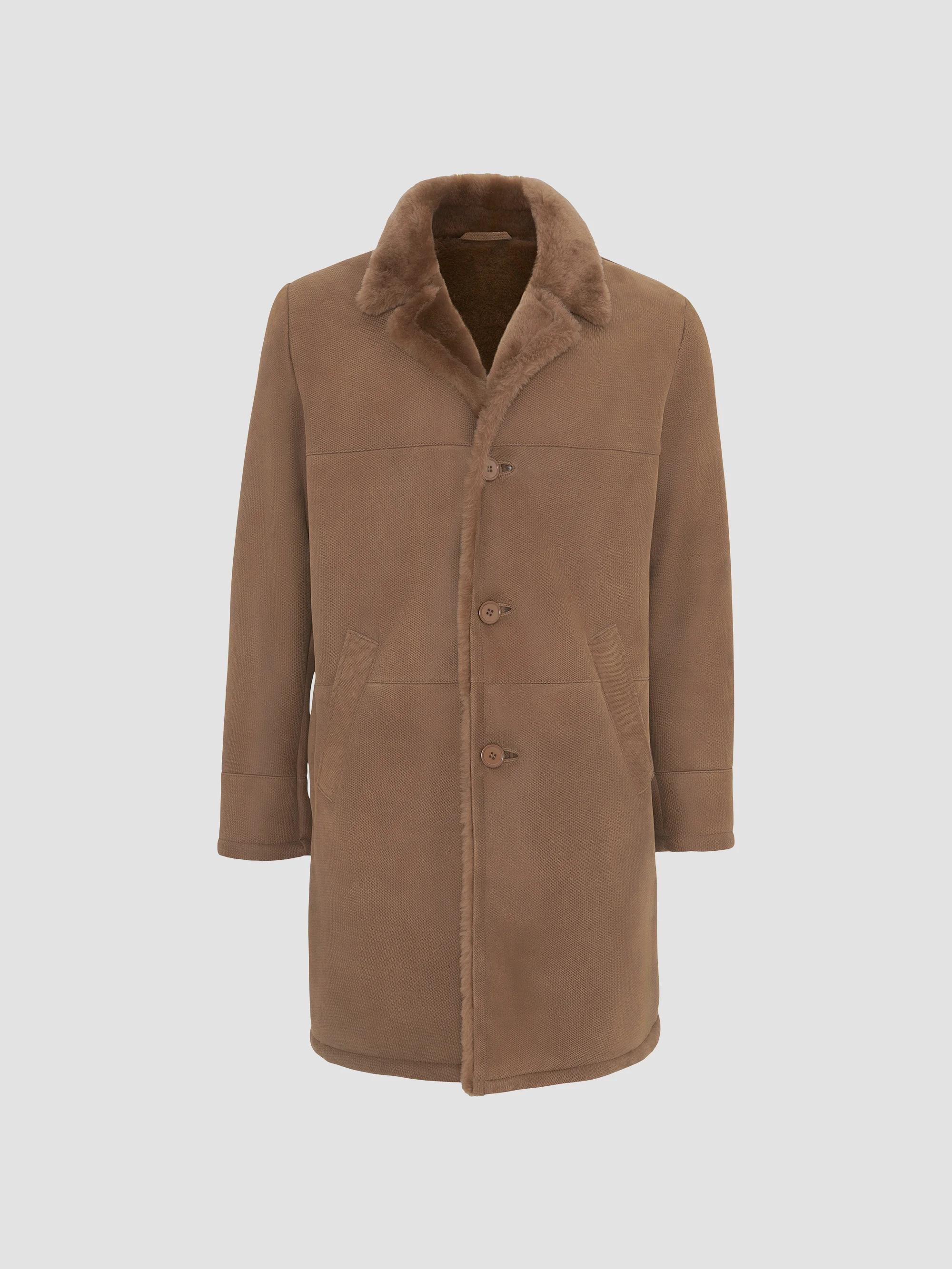 Gorski Embossed Merino Shearling Lamb Stroller Coat | Saks Fifth