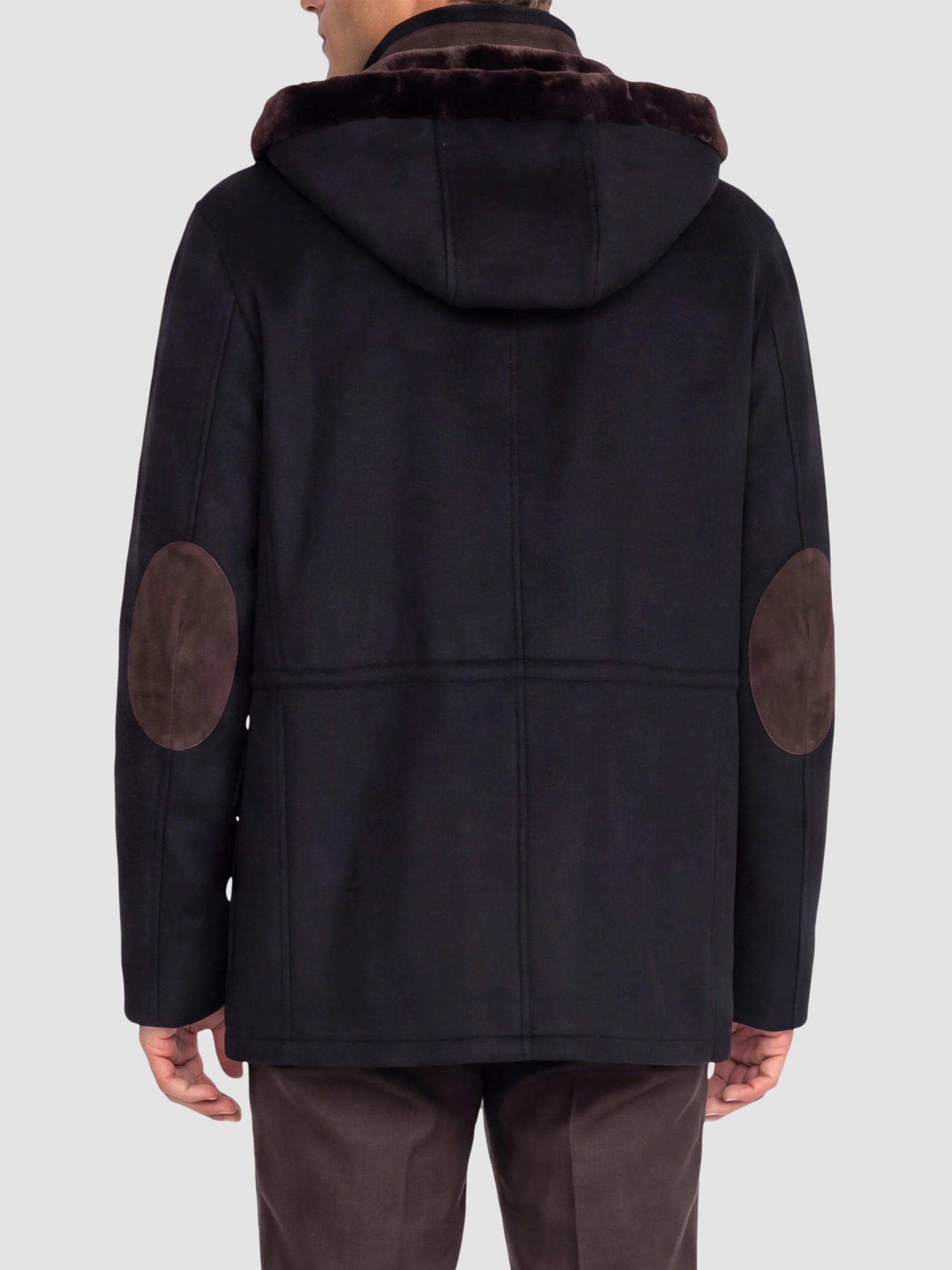Gorski Zip Parka Jacket with Shearling Lamb Hood Trim | Saks Fifth