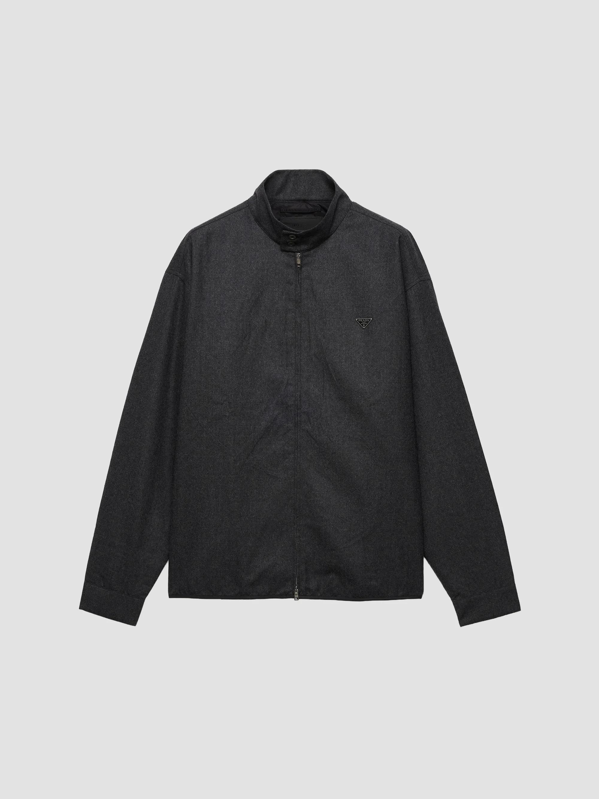 Prada Short-Sleeved Re-Nylon Zipper Shirt | Saks Fifth Avenue