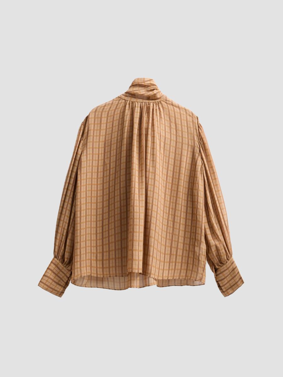 Frame Women's The Lantern Blouse In Neutral
