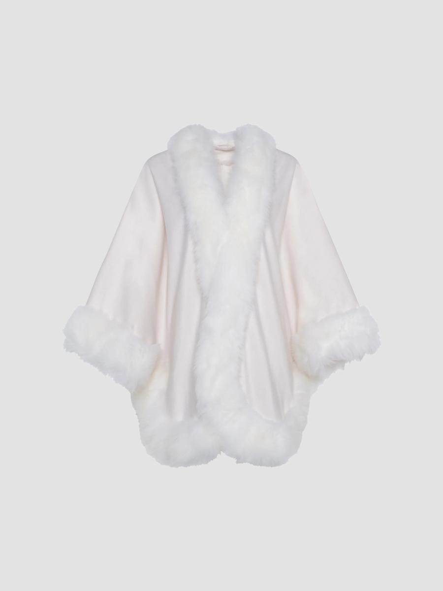 Gorski Women's Select Cashmere Cape In Ivory