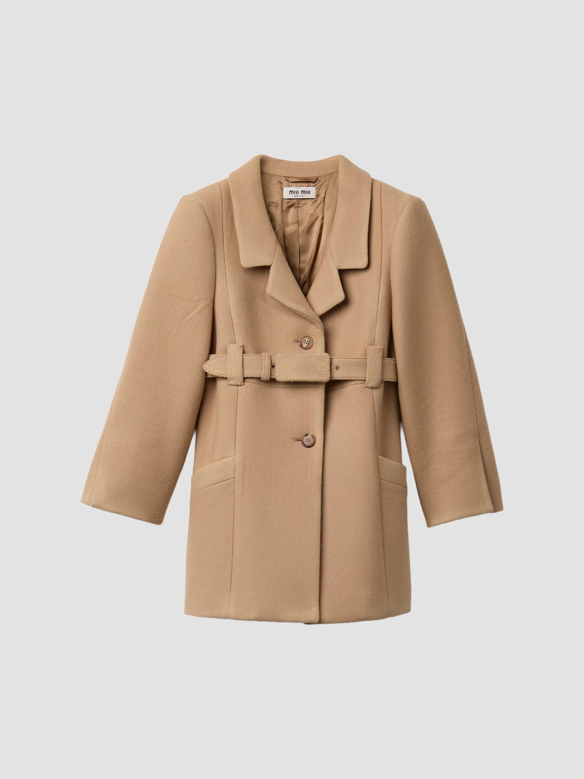 Miu Miu Shetland Wool Cardigan Coat | Saks Fifth Avenue