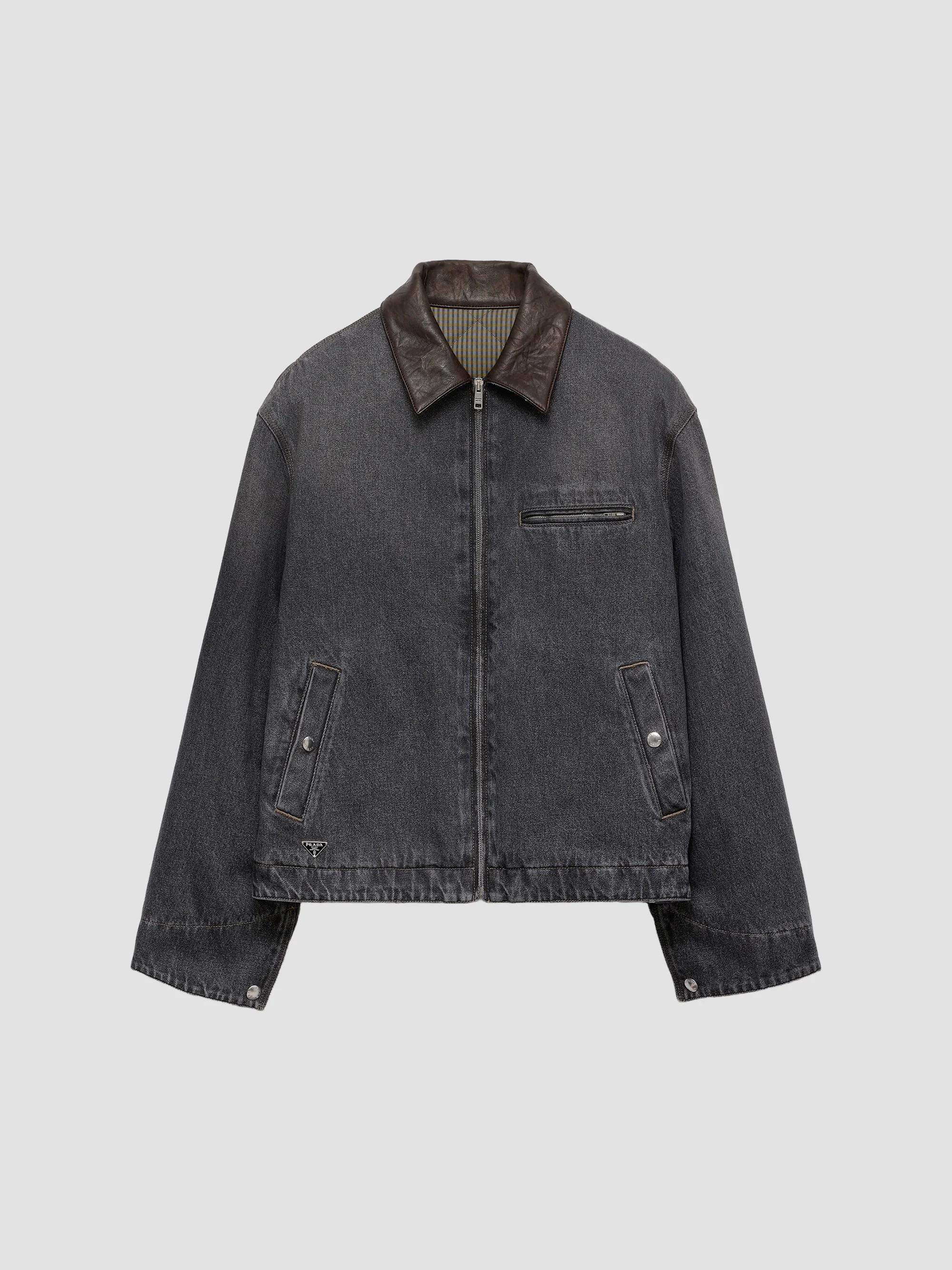 Prada Cropped Re-Nylon Down Jacket | Saks Fifth Avenue