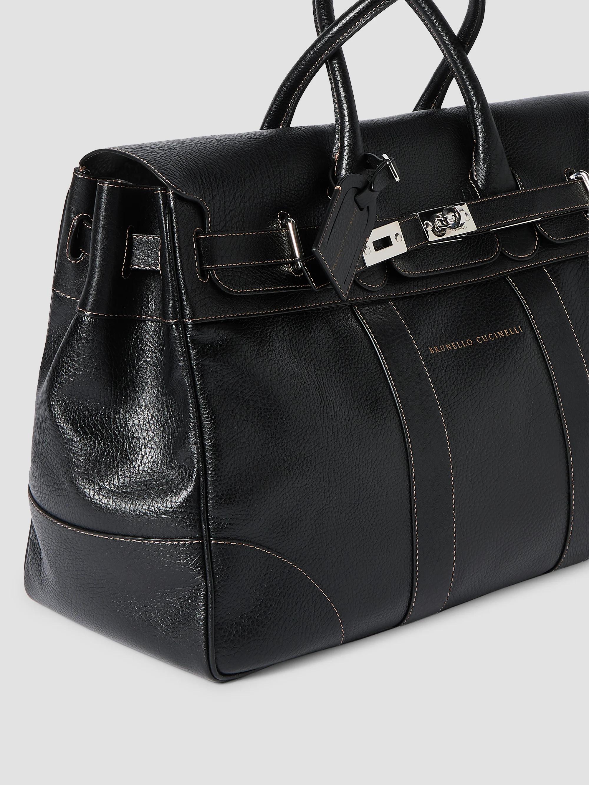BRUNELLO CUCINELLI カーフスキン　カントリーバッグ Brunello Cucinelli Grained Calfskin Country Bag | Saks Fifth Avenue