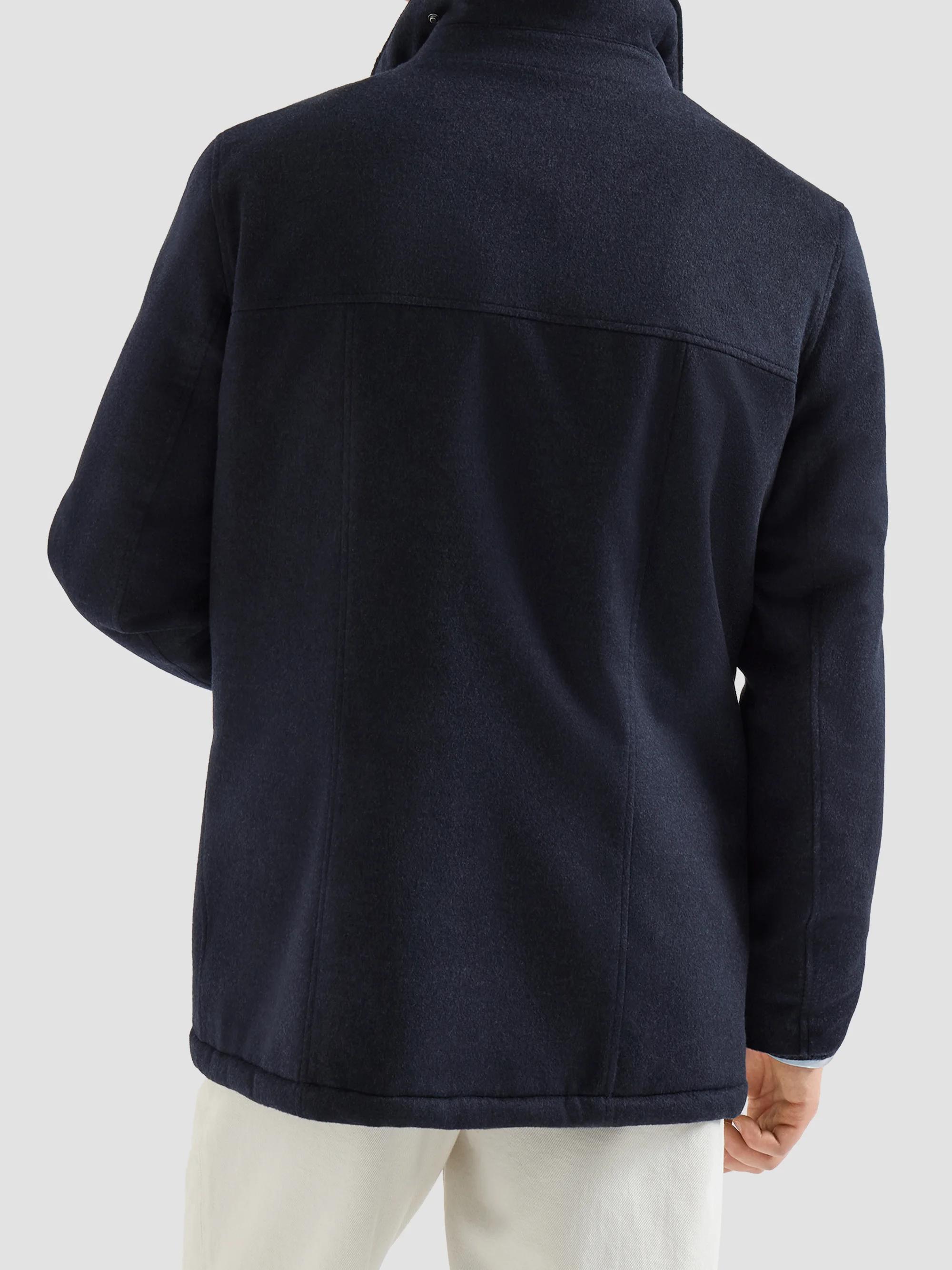 Brunello Cucinelli Bonded Cashmere Beaver Cloth Field Jacket