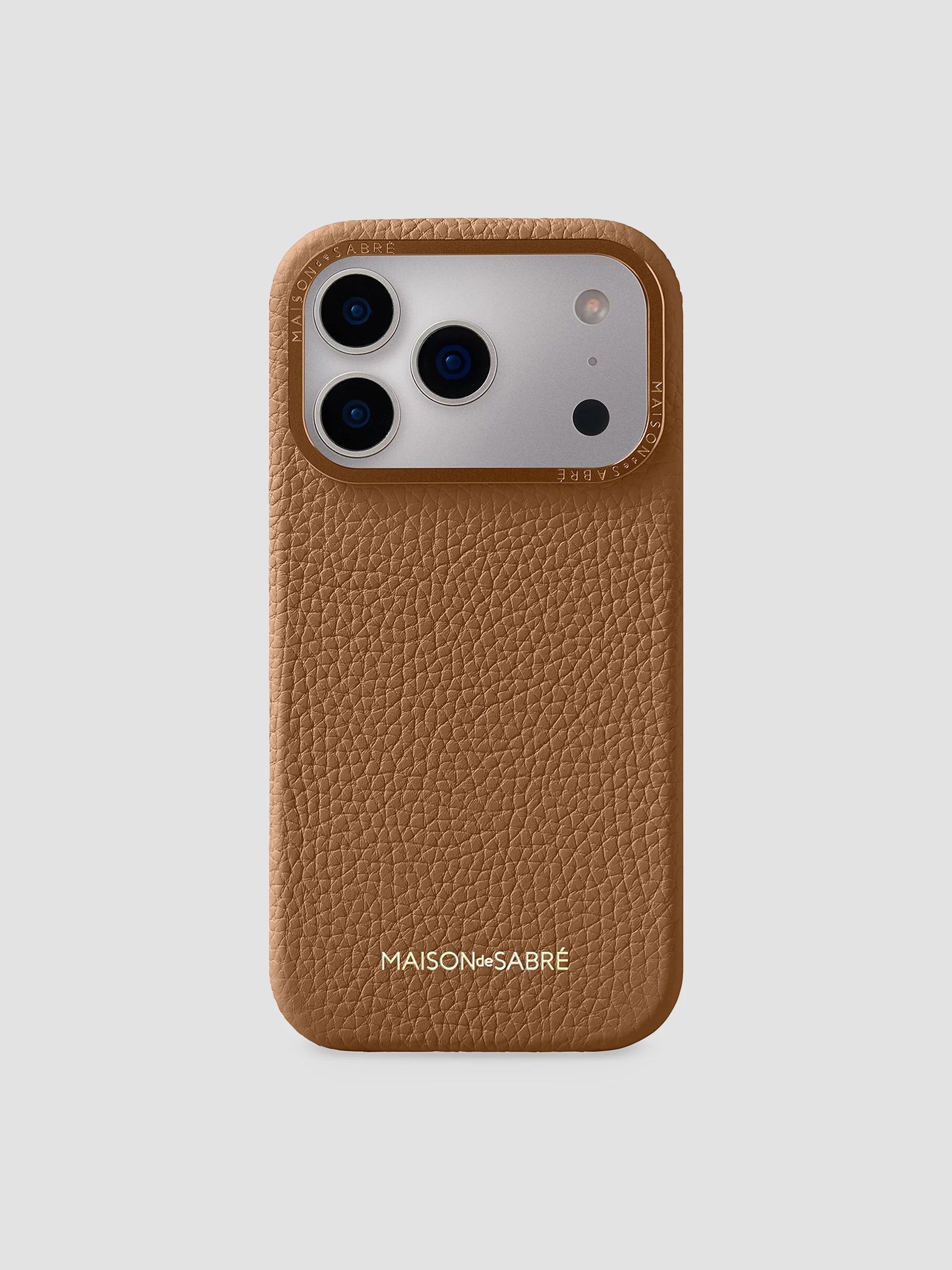 Maison de Sabre Leather Phone Case (iPhone 15 Pro Max) | Saks
