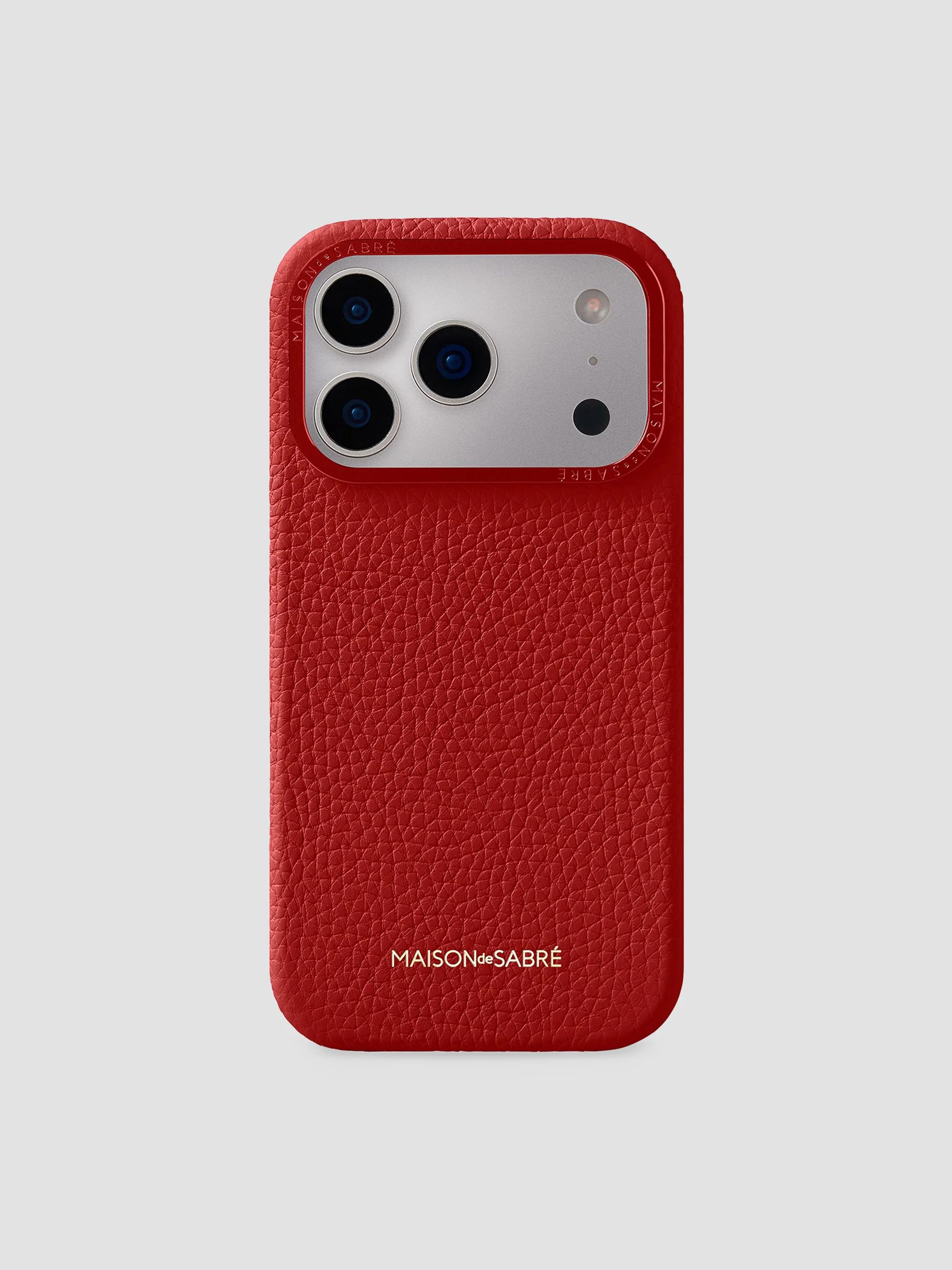 Valentino Garavani Locò Calfskin Phone Case with Chain | Saks