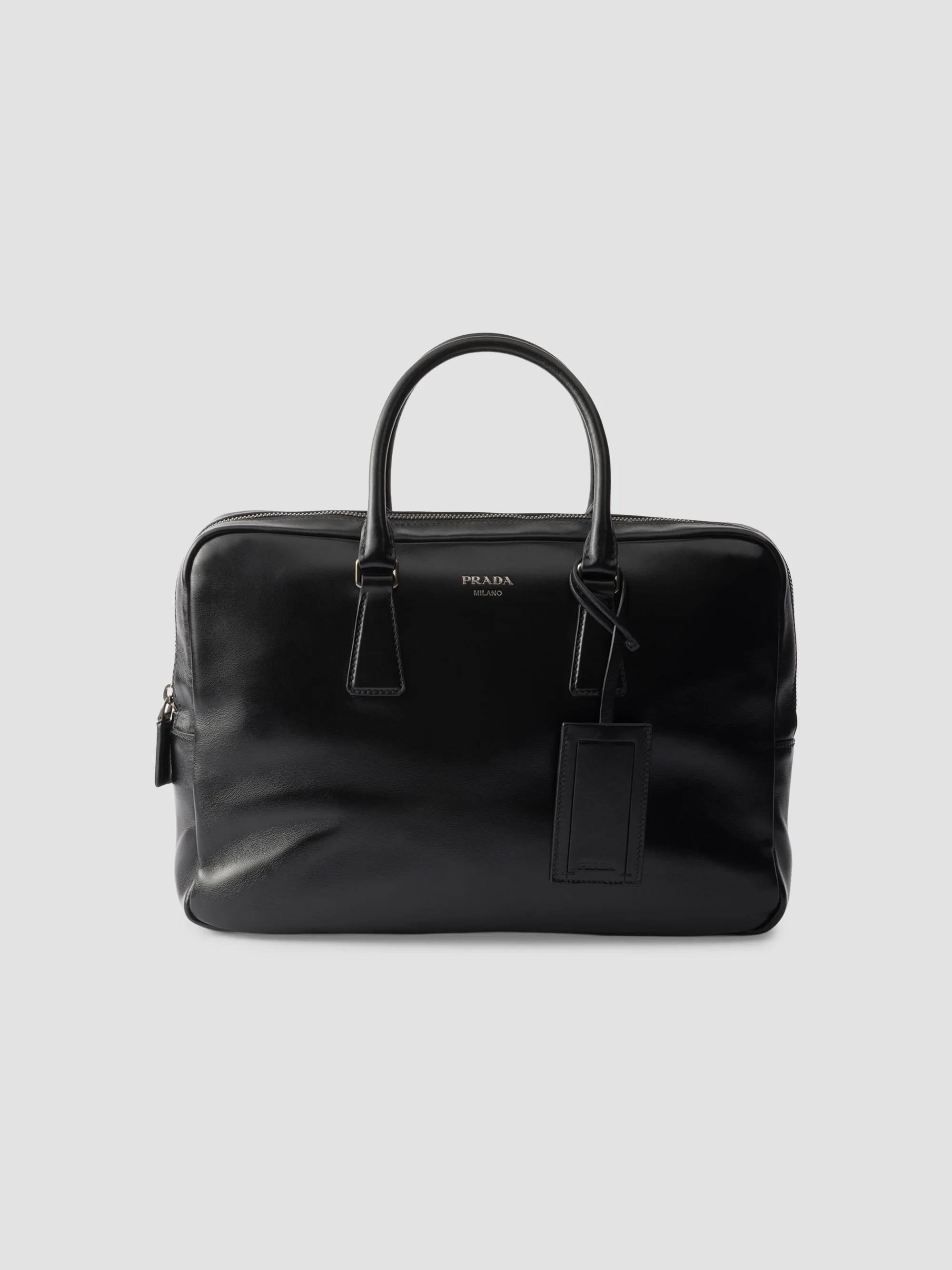 Prada Saffiano Leather Work Bag | Saks Fifth Avenue