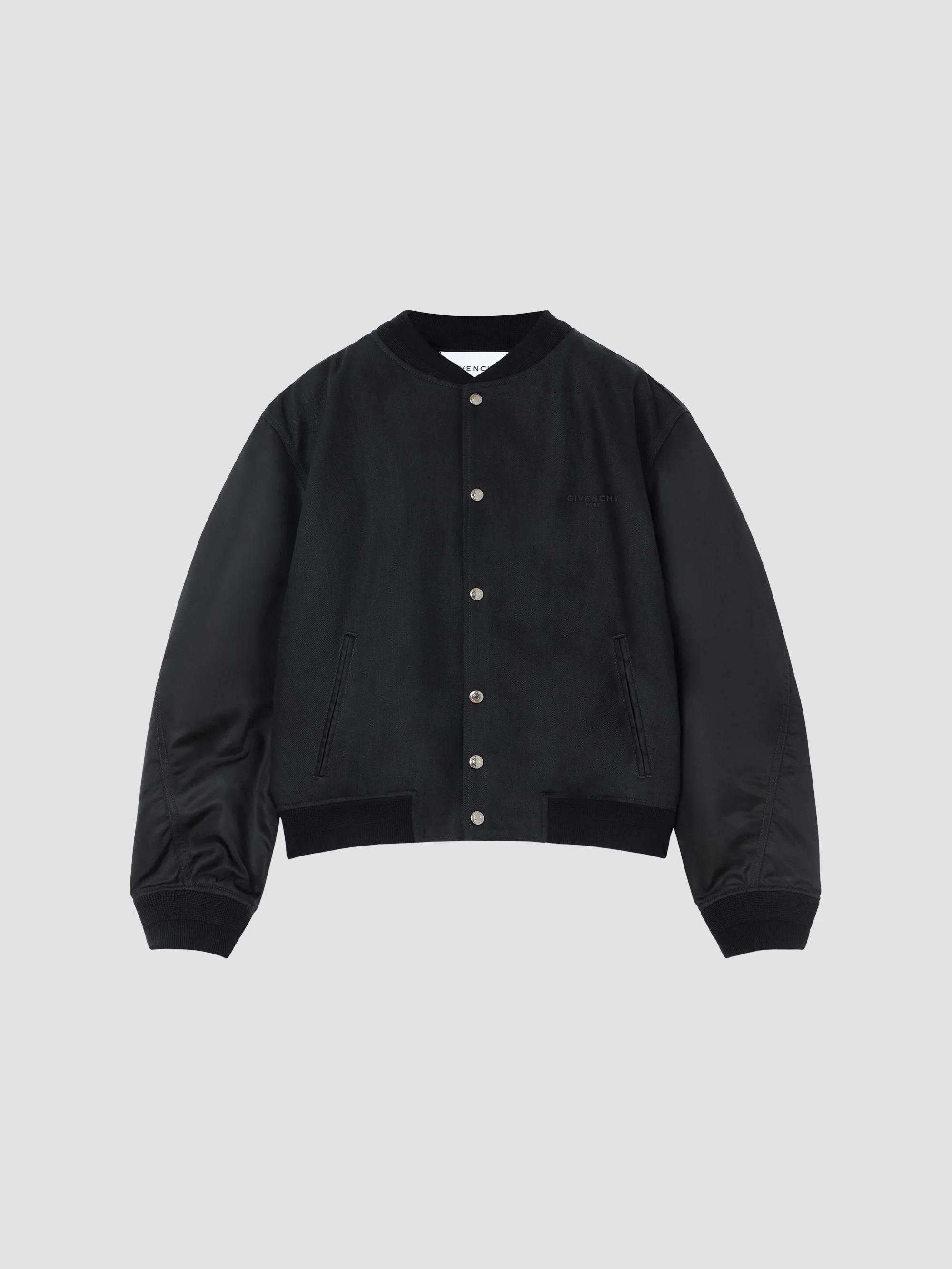 Balenciaga Standard Denim Bomber Jacket | Saks Fifth Avenue