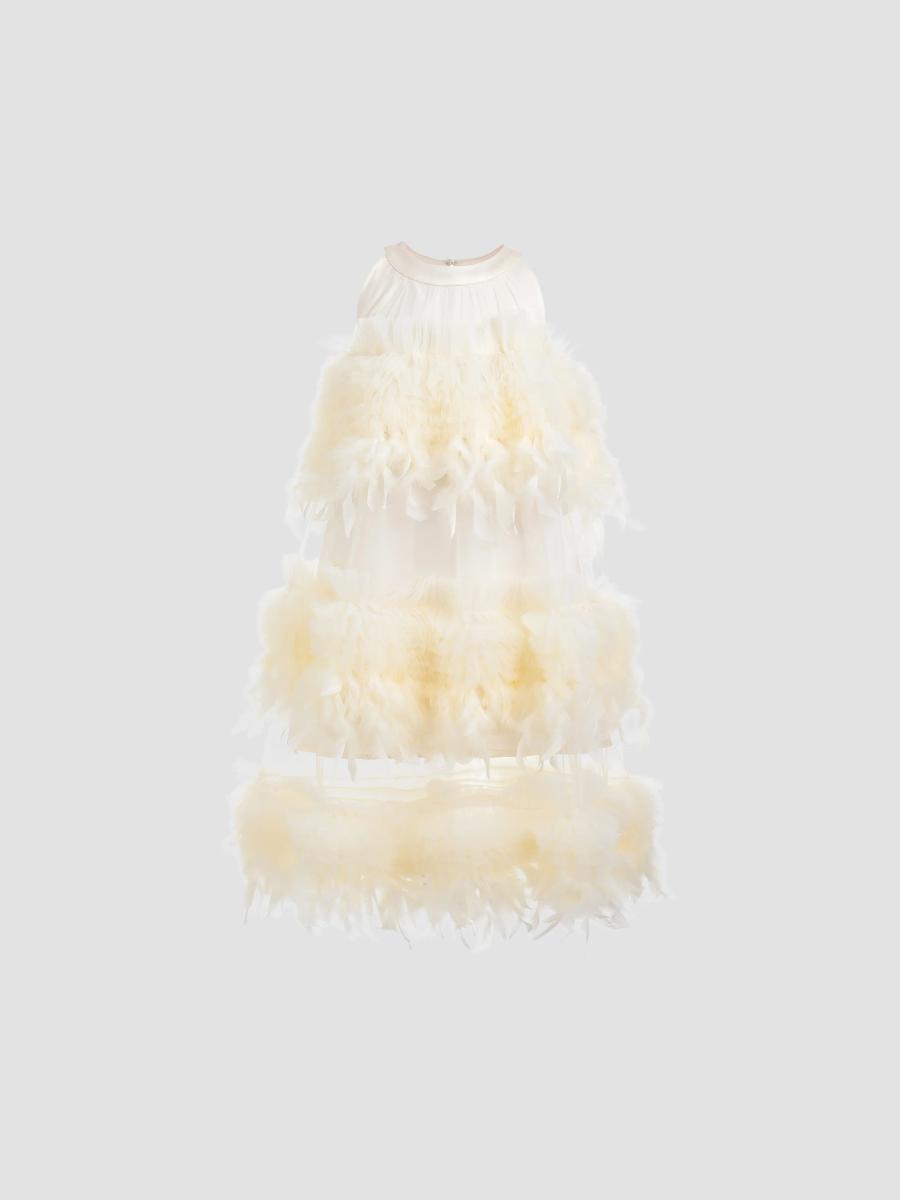Tulleen Girl's Little Girl's & Girl's Delara Dress In Cream
