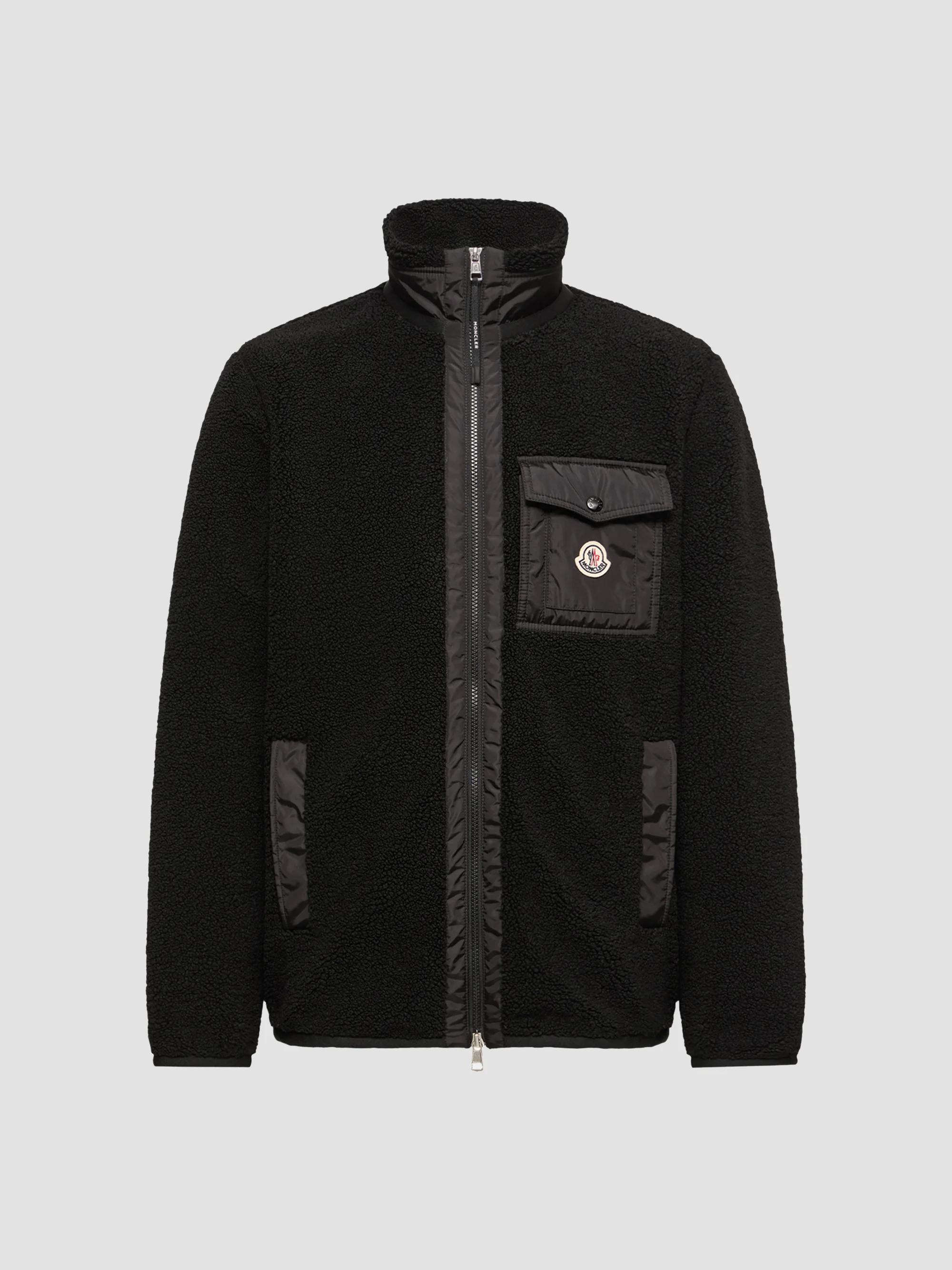 Moncler Zip-Up Sweatshirt in Teddy | Saks Fifth Avenue