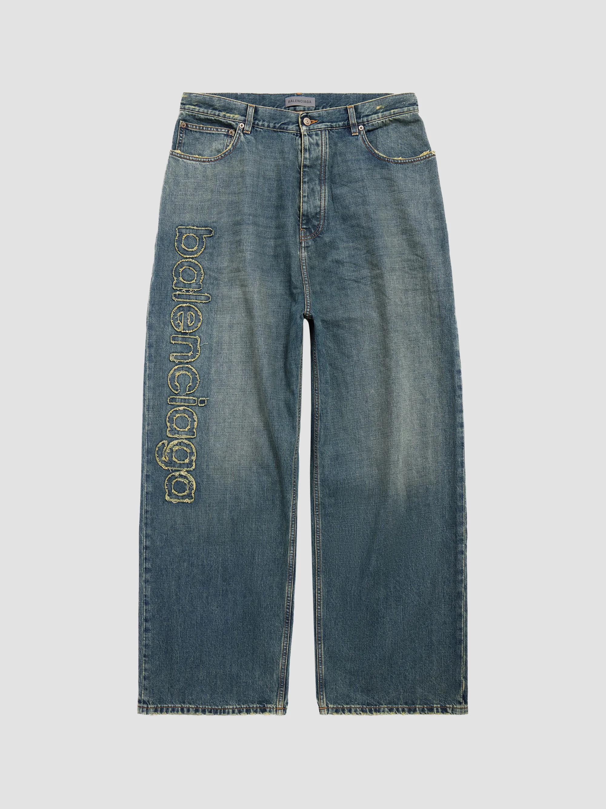 Balenciaga Super Destroyed Baggy Pants | Saks Fifth Avenue