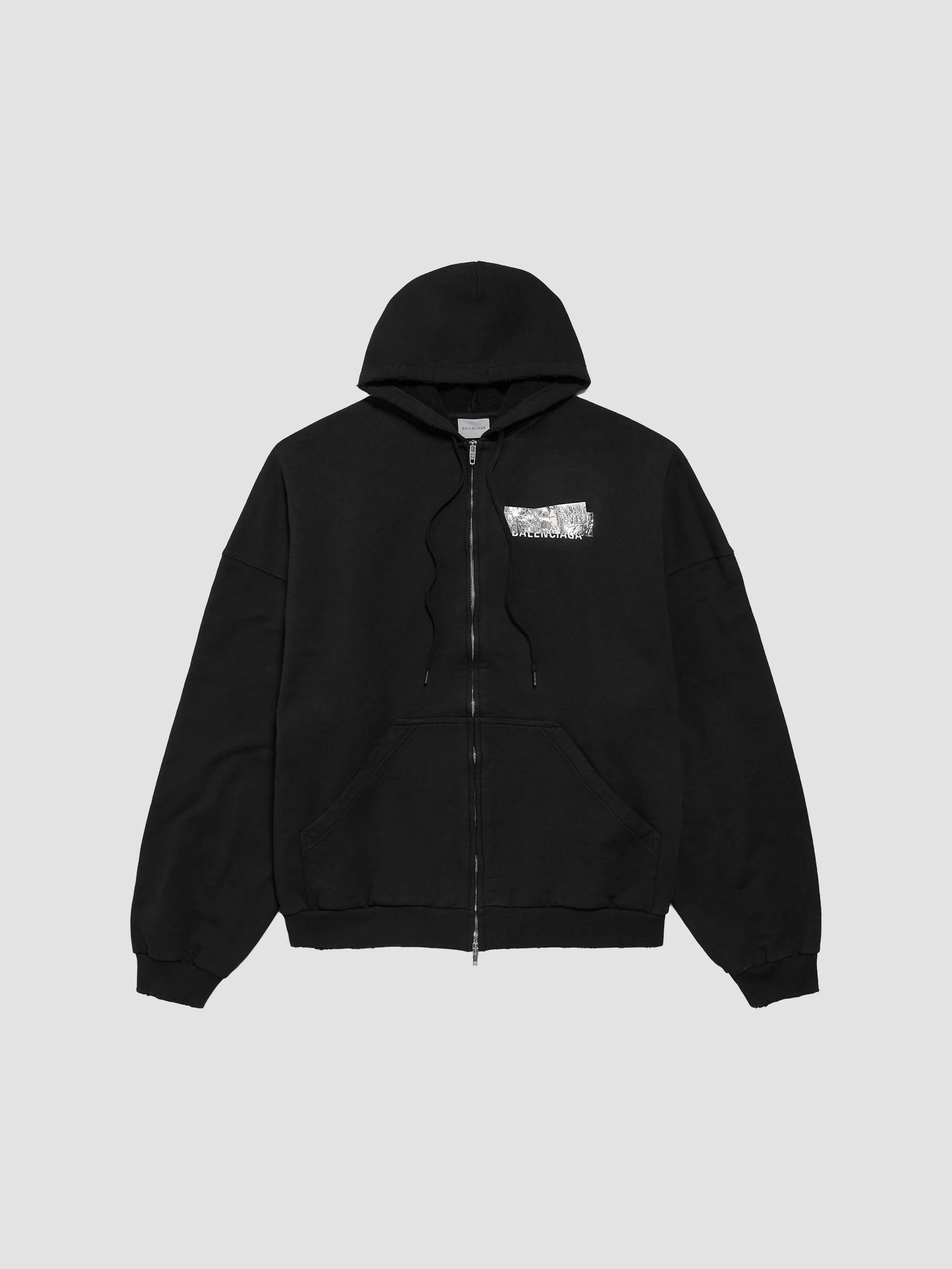Balenciaga DIY Back Zip-Up Regular Fit Hoodie | Saks Fifth Avenue