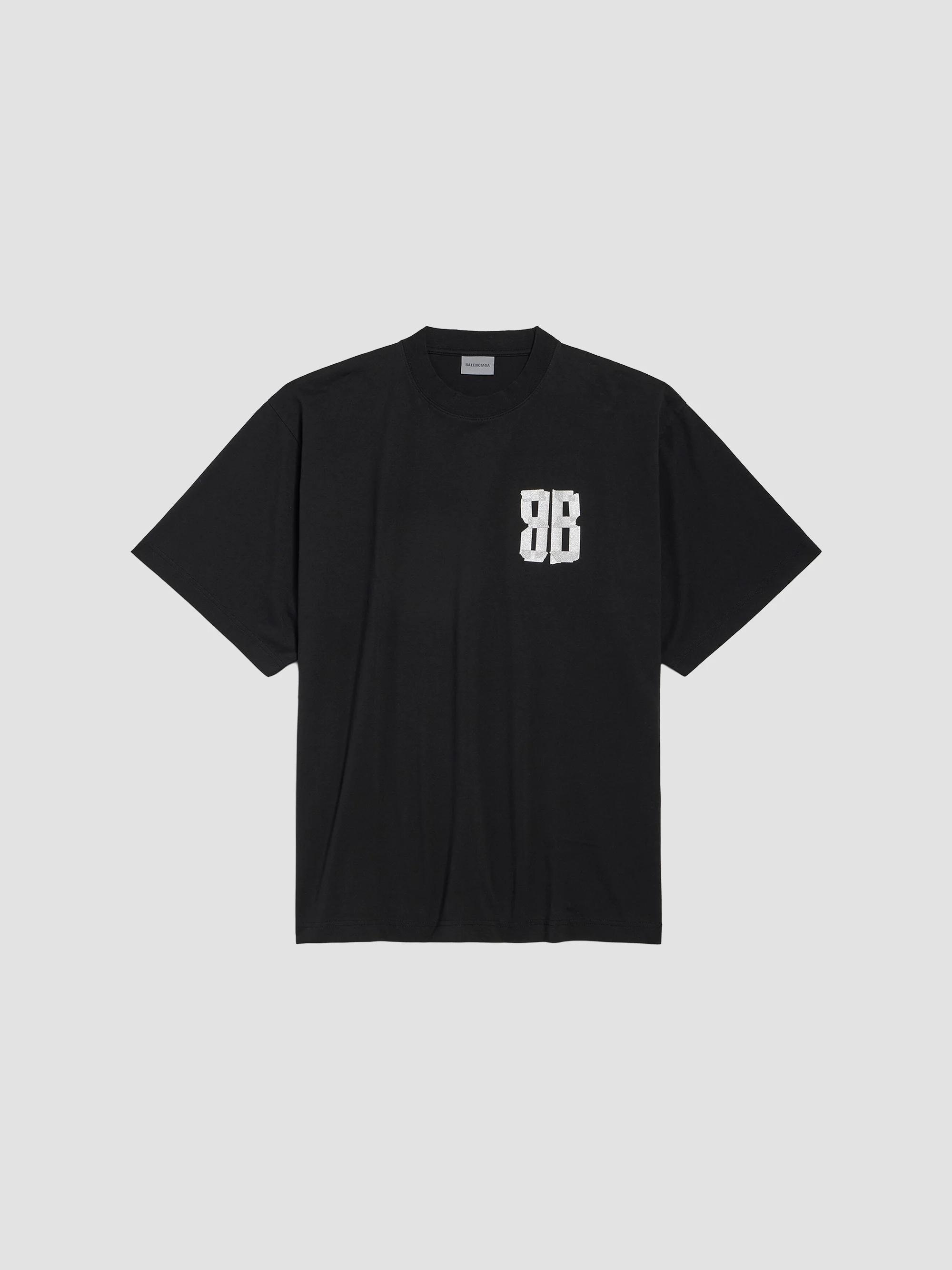 Balenciaga Hand Drawn BB Icon T-shirt Medium Fit | Saks Fifth Avenue