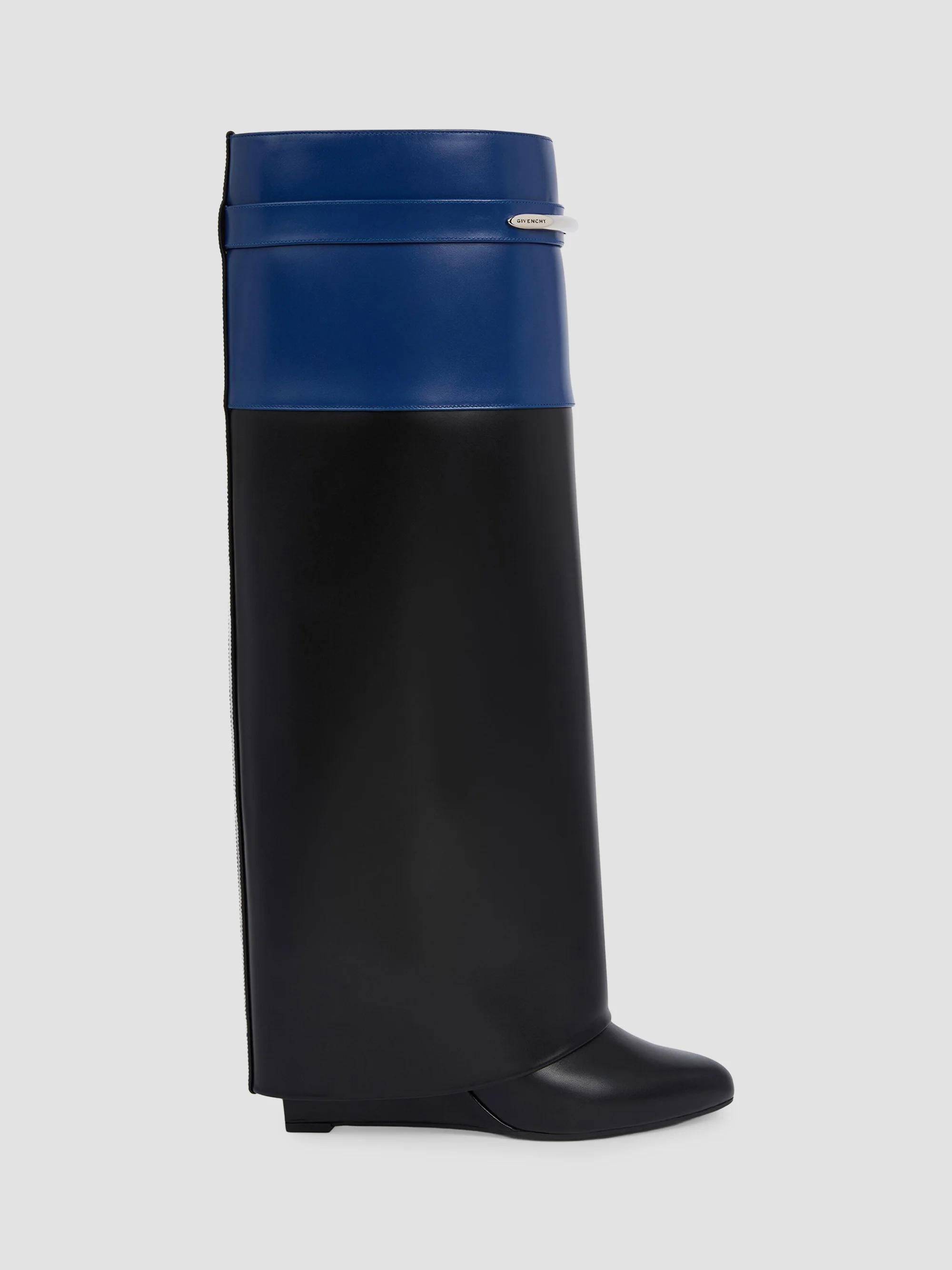 Givenchy Shark Lock Stiletto Sandal Boots in Leather | Saks Fifth
