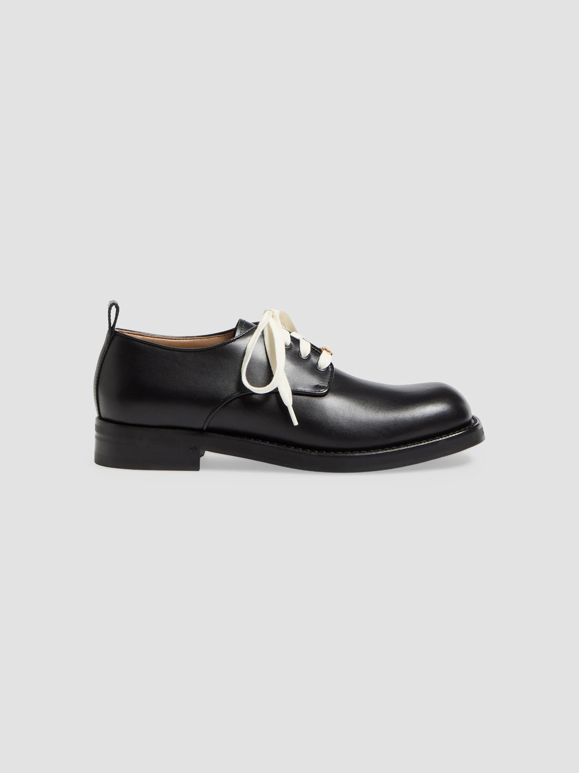 Prada Antiqued Leather Lace-Up Shoes | Saks Fifth Avenue