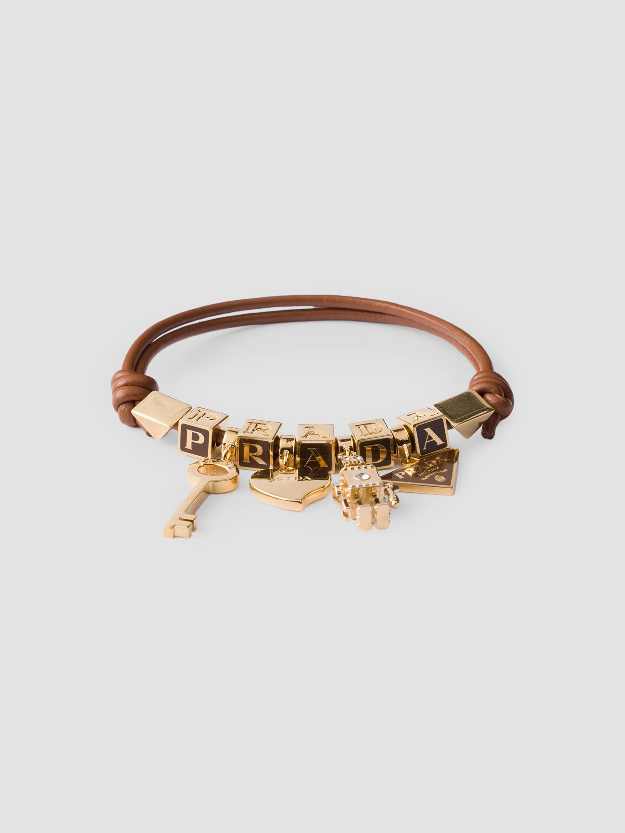 Miu Miu Leather Bracelet with Buckle | Saks Fifth Avenue