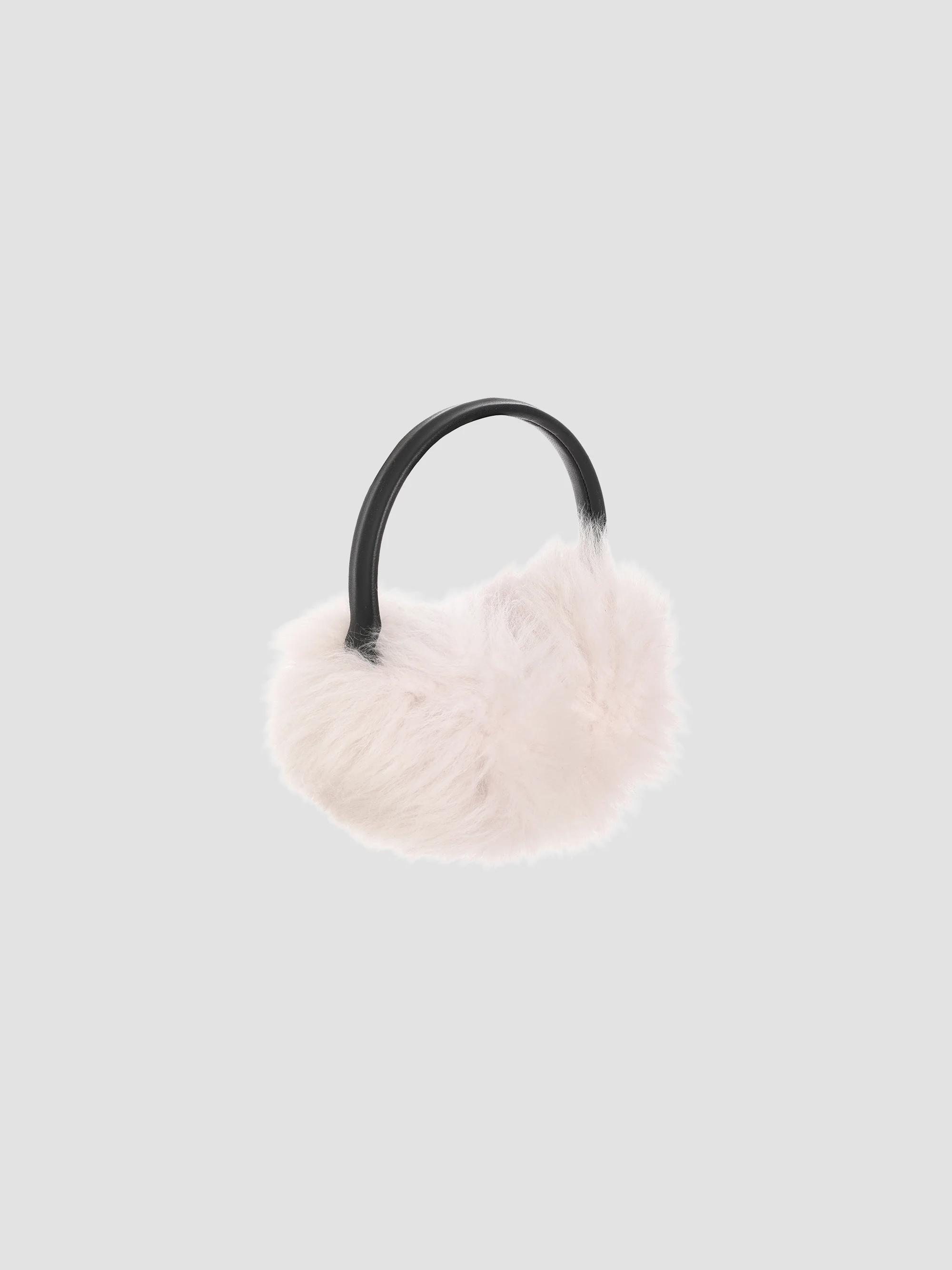 Gorski Women's Merinillo Shearling Lamb Earmuffs - White