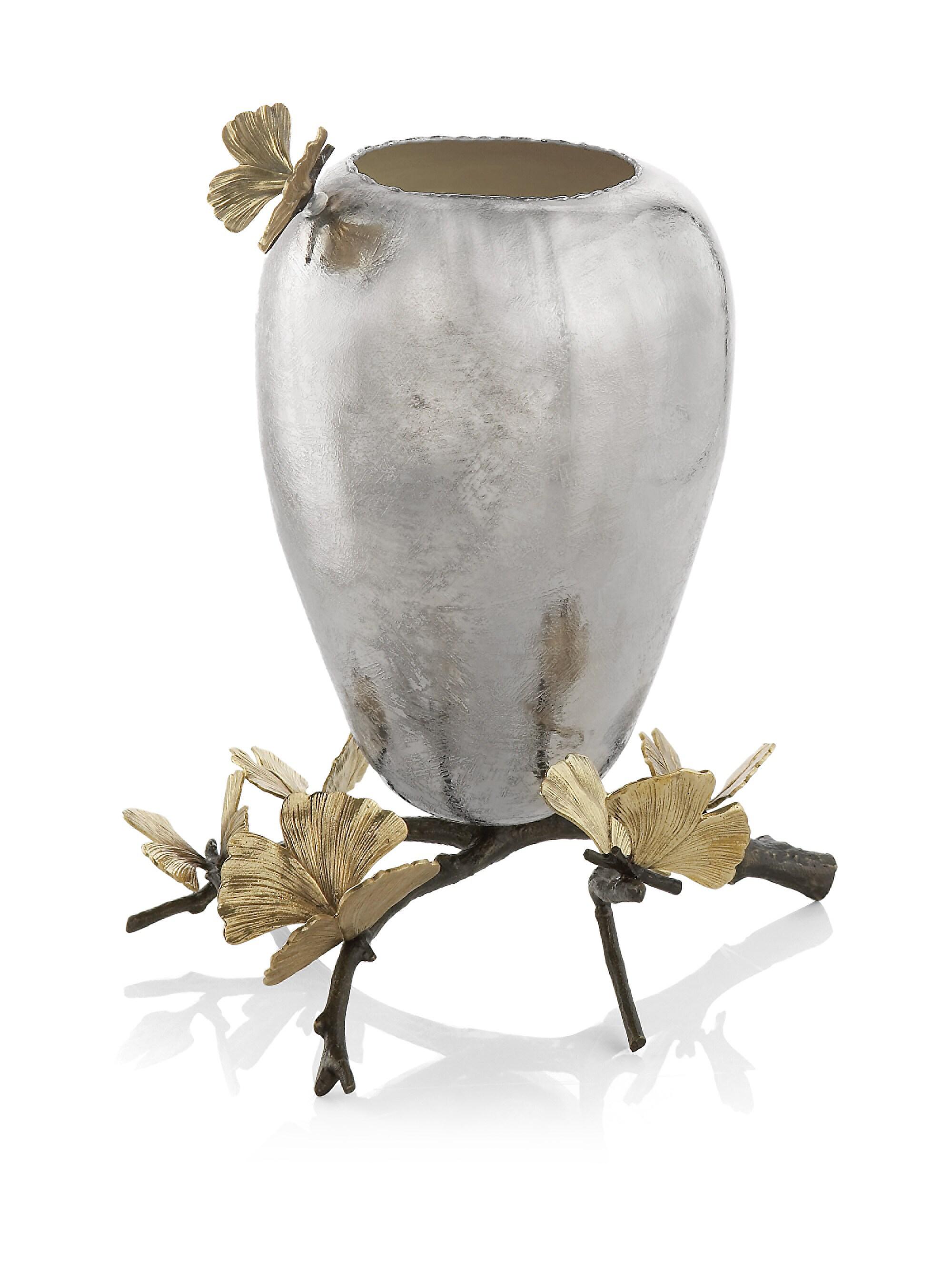 Michael Aram Butterfly Ginkgo Vase