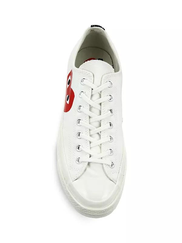 CdG PLAY x Converse Women's Chuck Taylor All Star Peek-A-Boo Low-Top Sneakers