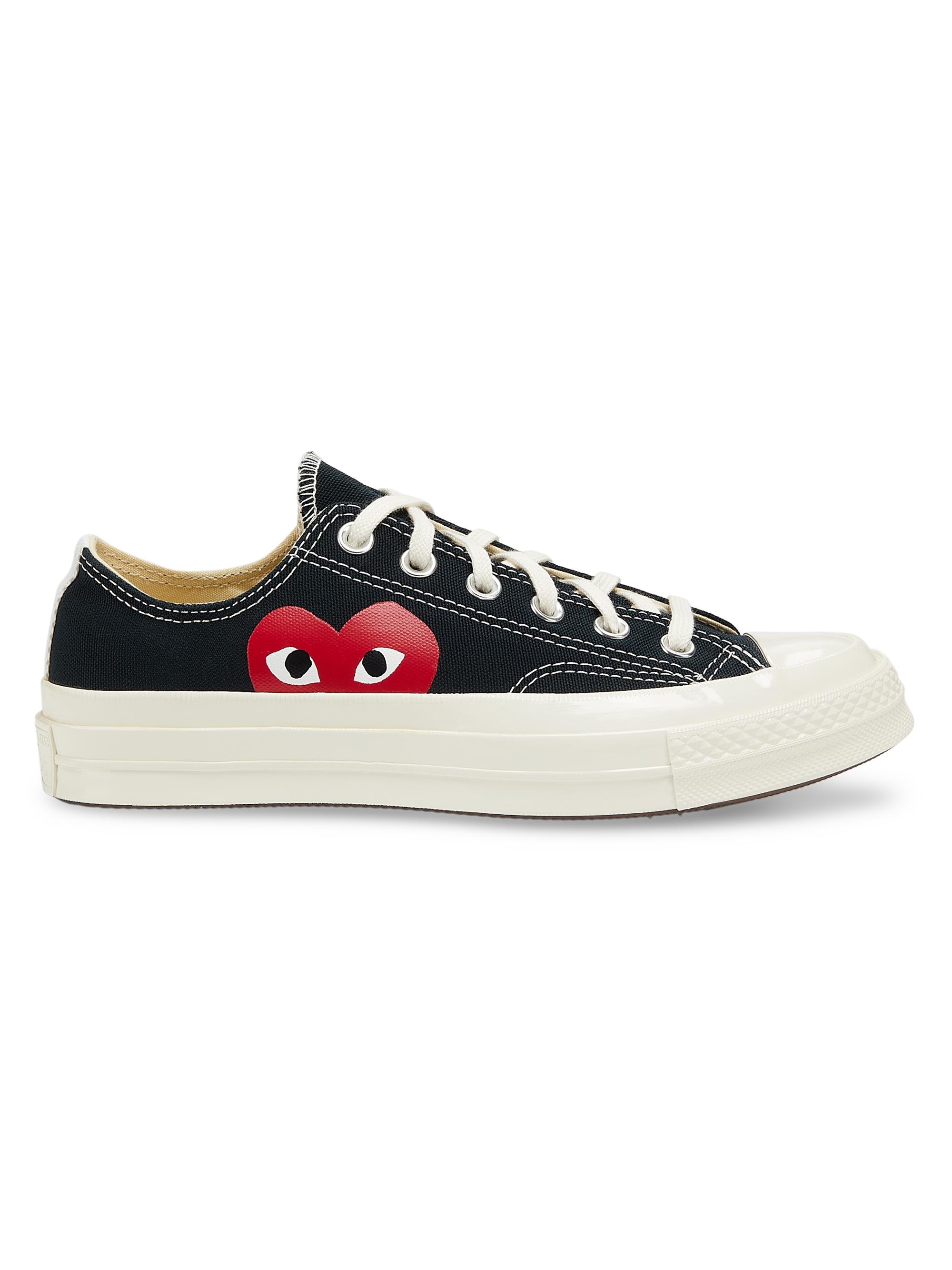 週末値下げ　PLAY CDG CONVERSE Allstar Low PLAY CDG CONVERSE: Chuck Taylor Low (Black) | DSMG E-SHOP